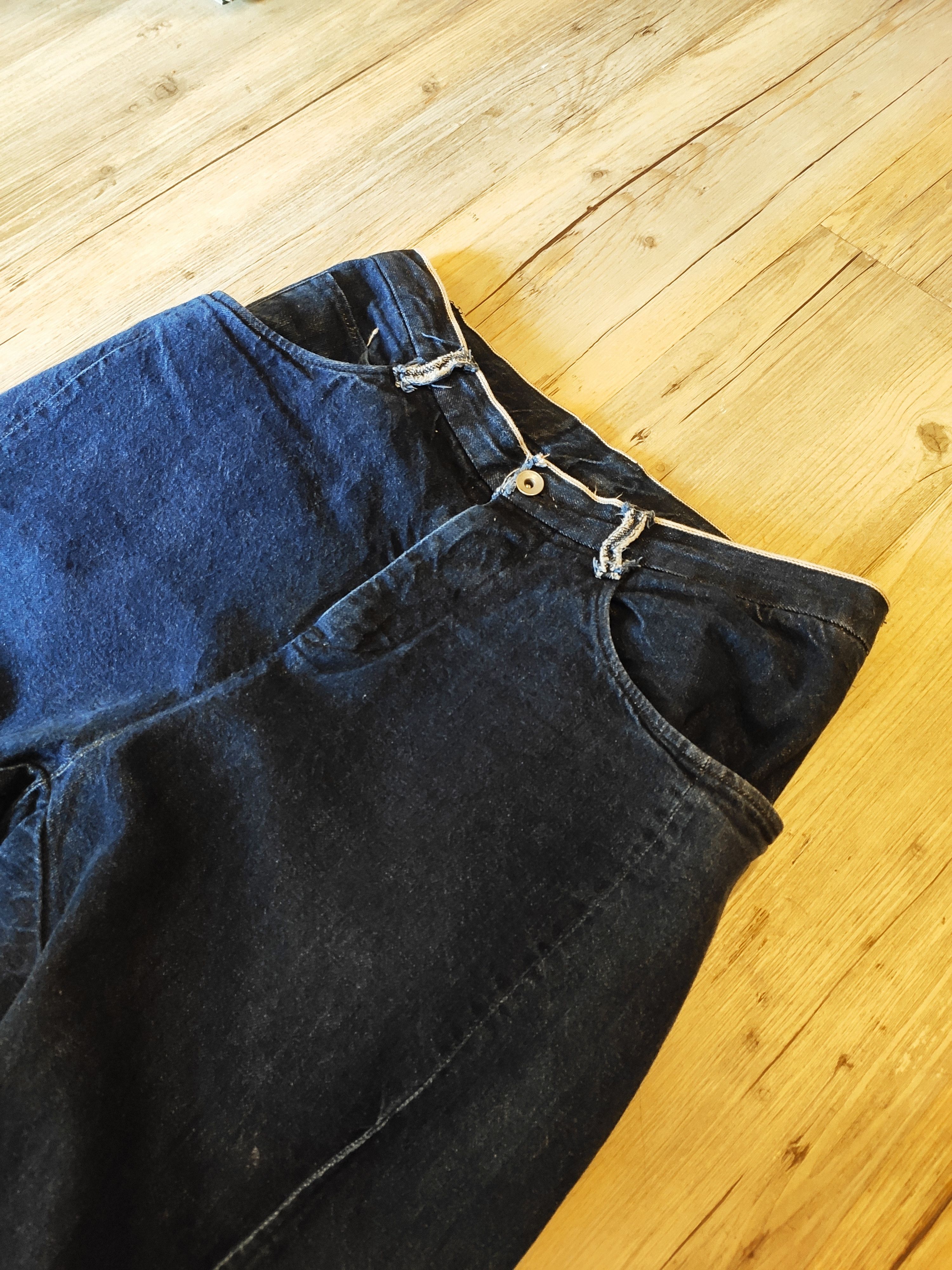 Individual Sentiments 16SS Ounce denim pants.Like Devoa or Yohji Yamamoto Size US 32 / EU 48 - 6 Thumbnail