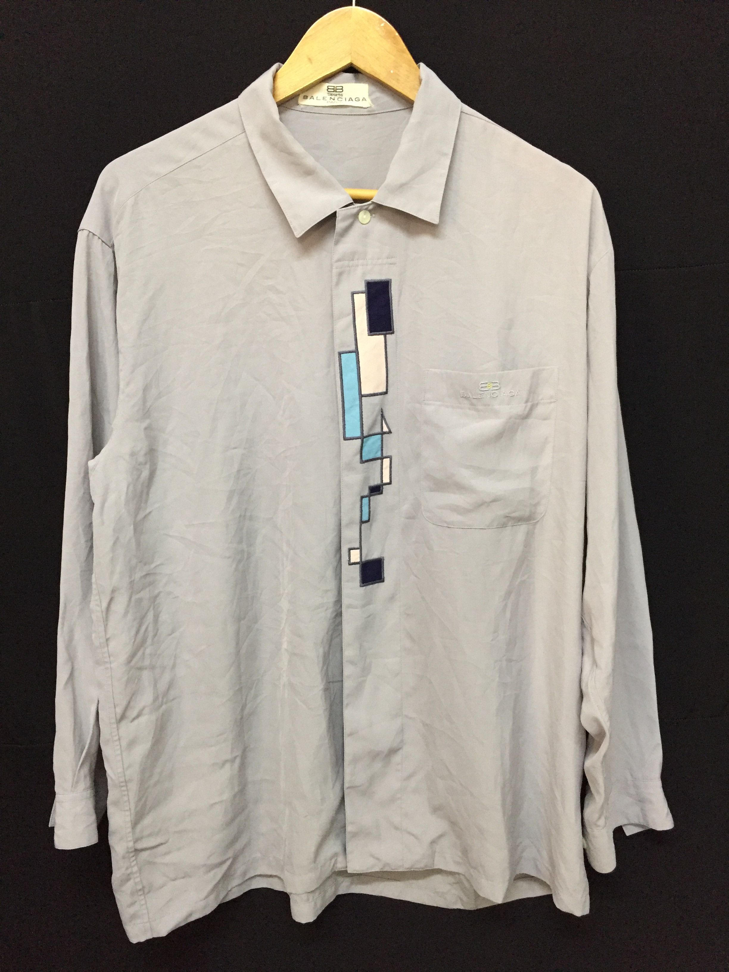 Balenciaga 90's Balenciaga sport bauhaus art logo oversize Size US L / EU 52-54 / 3 - 2 Thumbnail