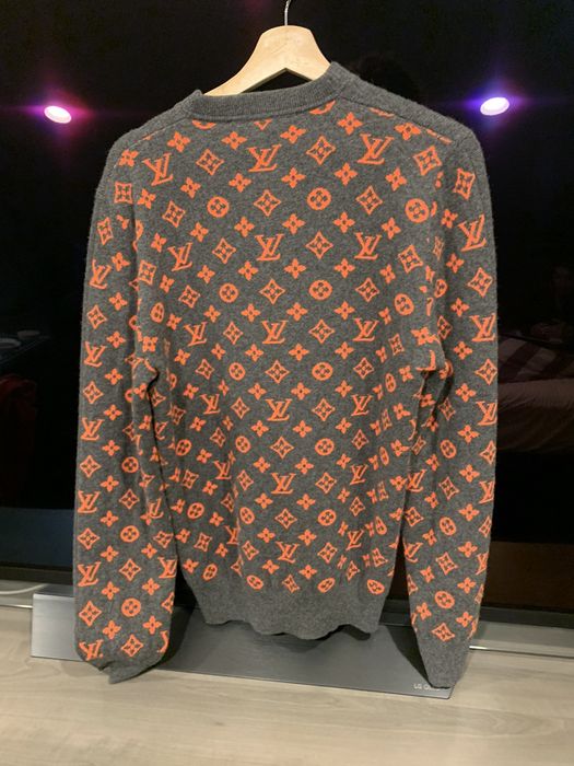 Louis vuitton half discount and half monogram crewneck