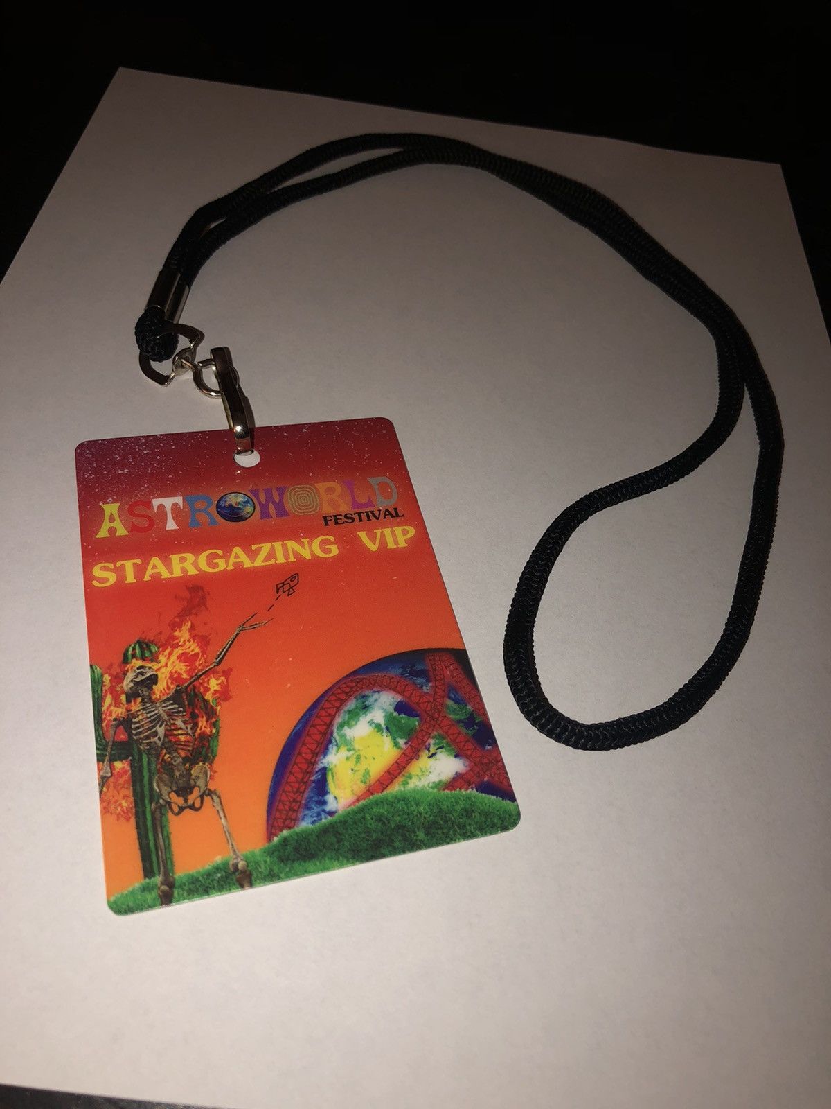 Travis Scott SUPER RARE Travis Scott 2018 Astrofest VIP Lanyard Size ONE SIZE - 1 Preview