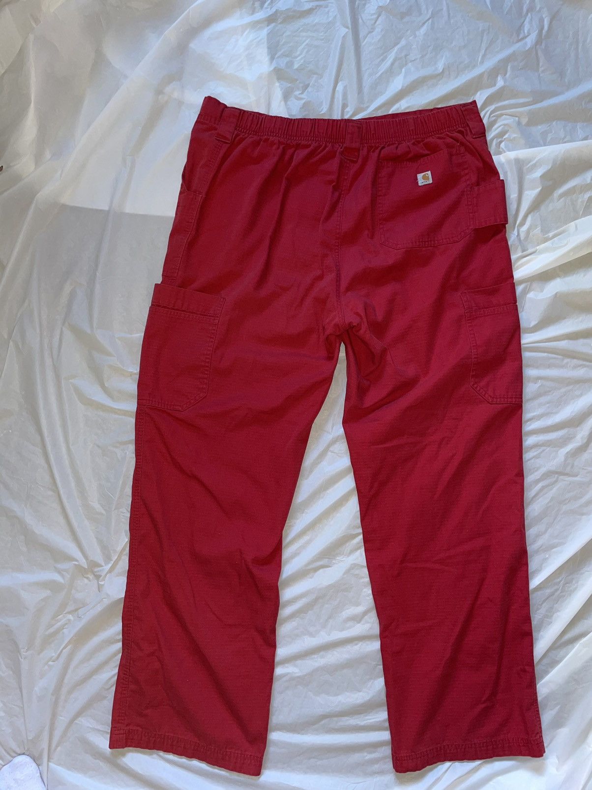 Carhartt Carhartt Lightweight Red Cargo Pants Size US 36 / EU 52 - 6 Thumbnail