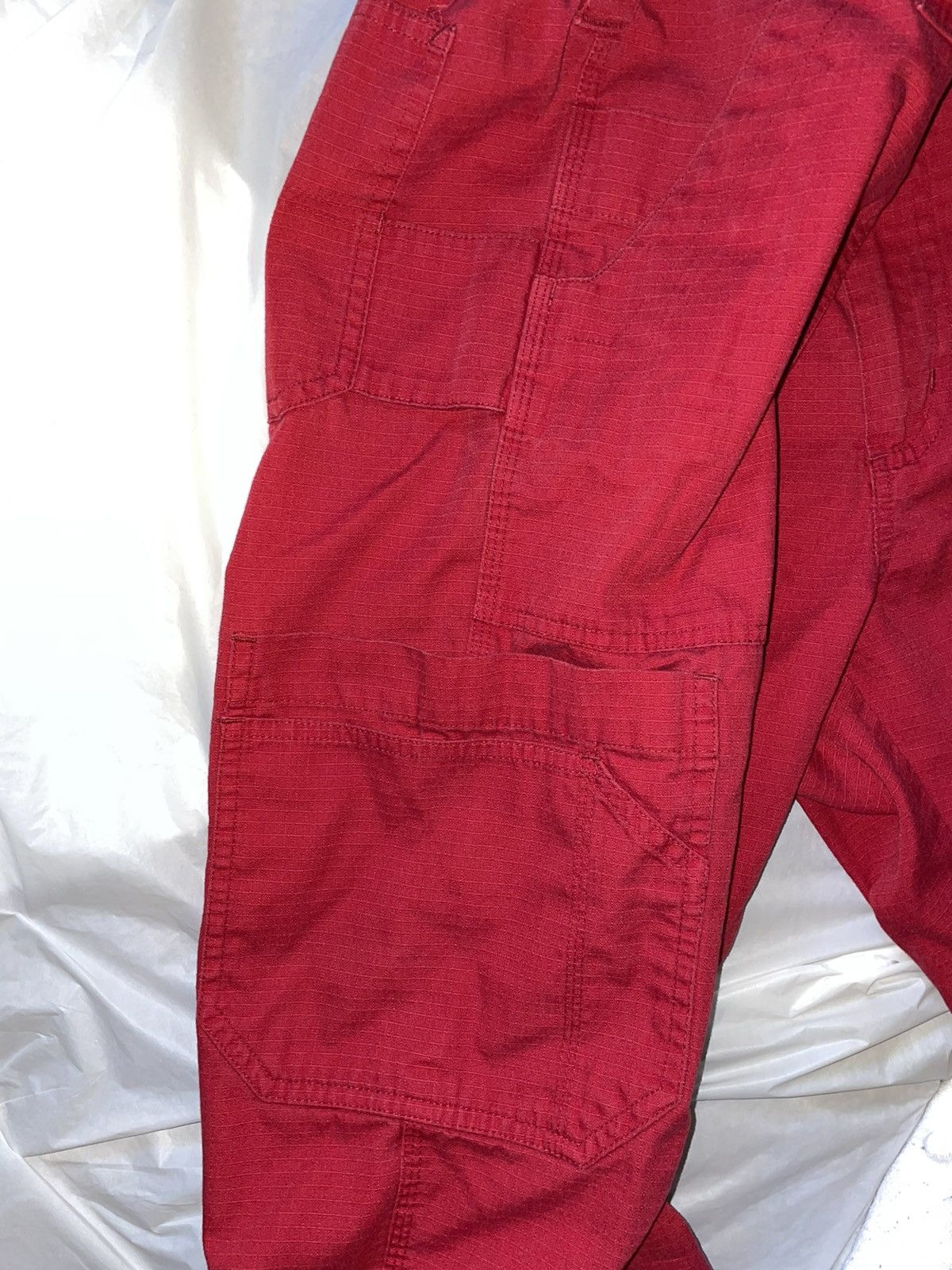 Carhartt Carhartt Lightweight Red Cargo Pants Size US 36 / EU 52 - 4 Thumbnail