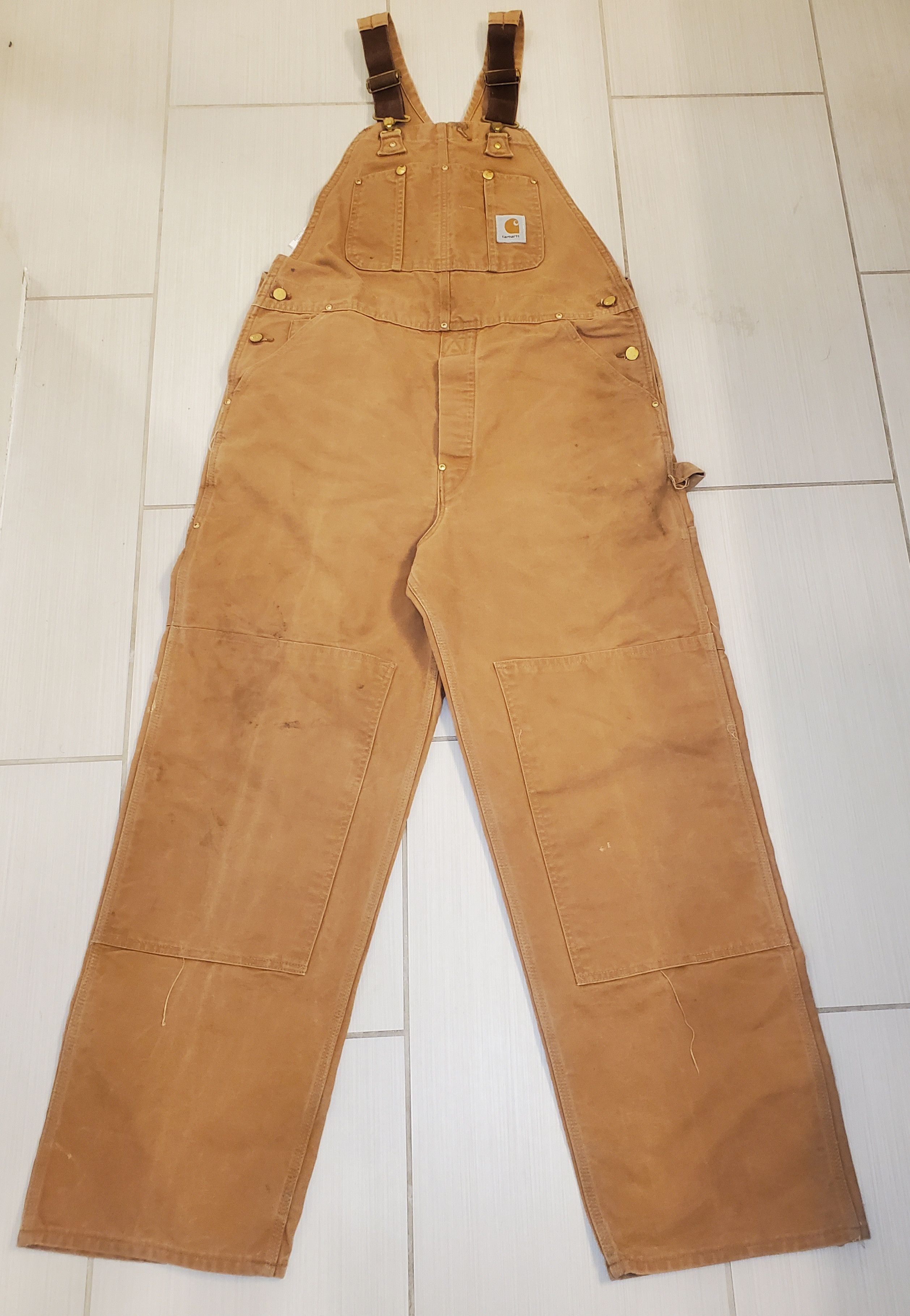 Vintage Vintage Carhartt Double Knee Overalls Union Made in USA