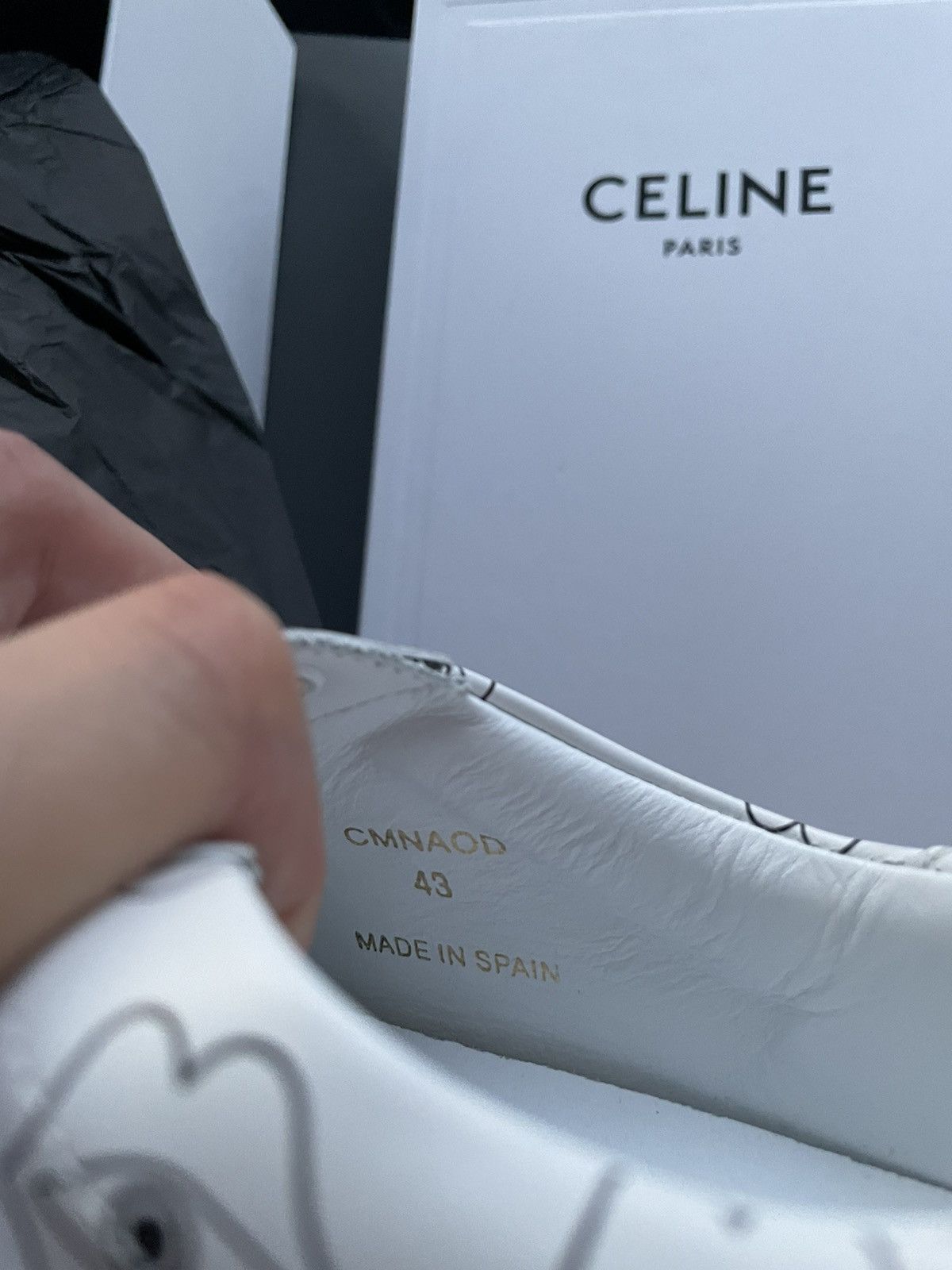 Celine × Hedi Slimane Celine Super Runway Limited Triomphe Sneaker Brand New Size US 10 / EU 43 - 12 Thumbnail