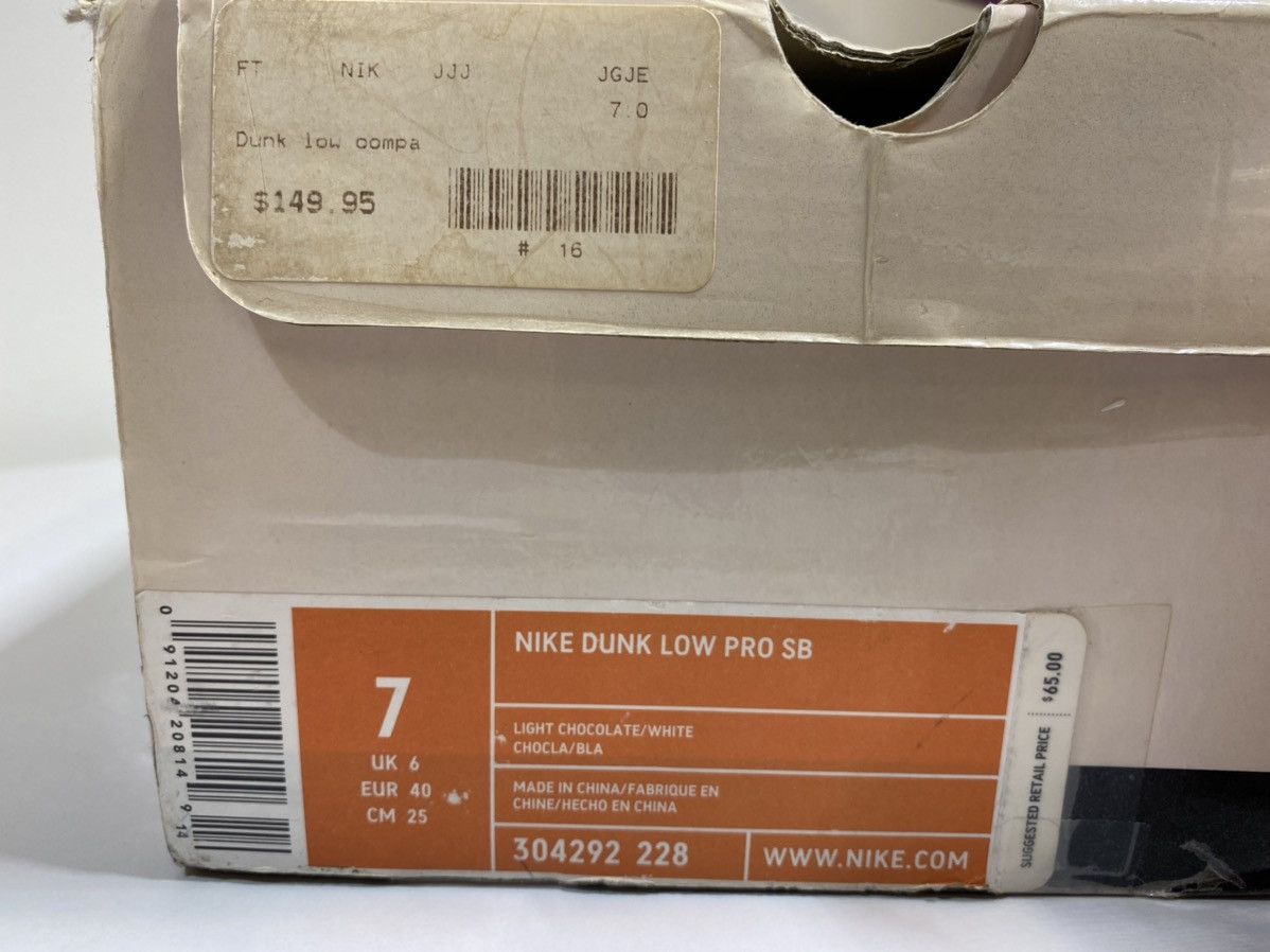 Nike Dunk Low Pro SB Oompa Loompa 2005 Size US 7 / EU 40 - 10 Thumbnail