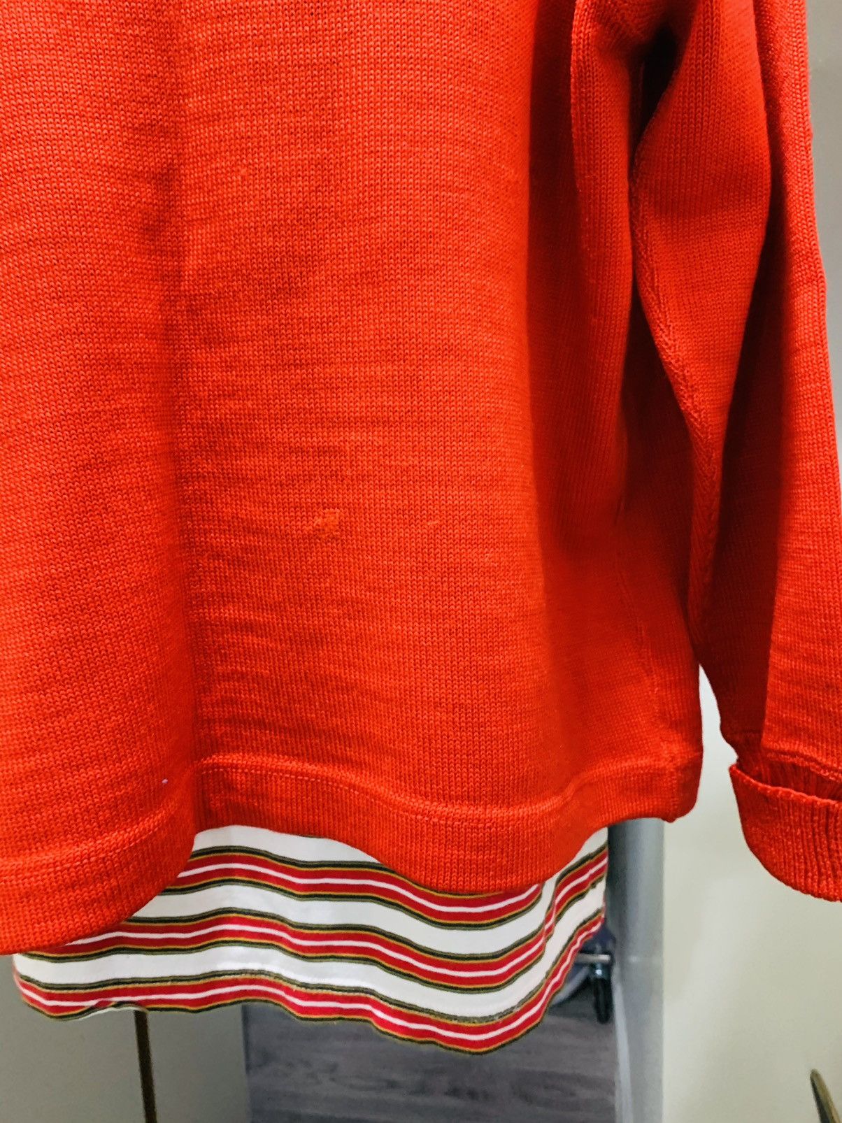 Vintage Vintage 70s Fire Dept 100% Wool Cardigan 22x29 Size US XL / EU 56 / 4 - 5 Thumbnail