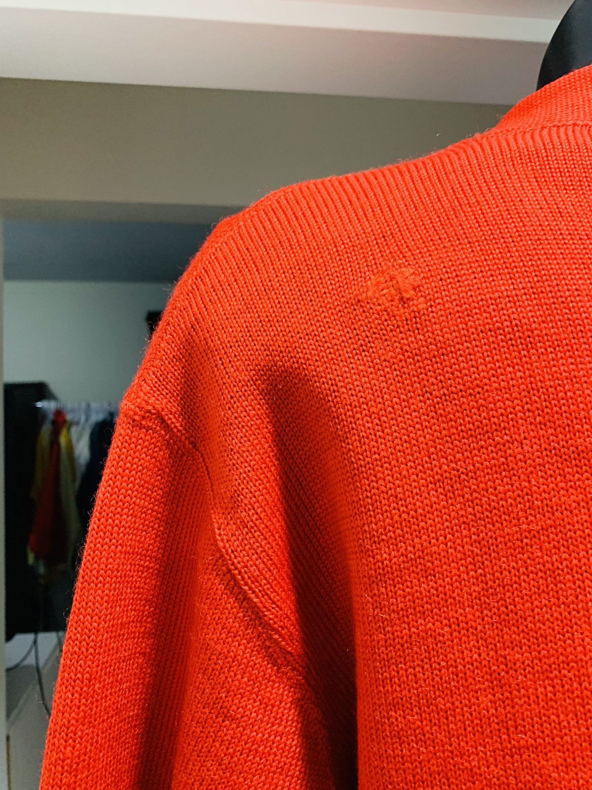 Vintage Vintage 70s Fire Dept 100% Wool Cardigan 22x29 Size US XL / EU 56 / 4 - 4 Thumbnail