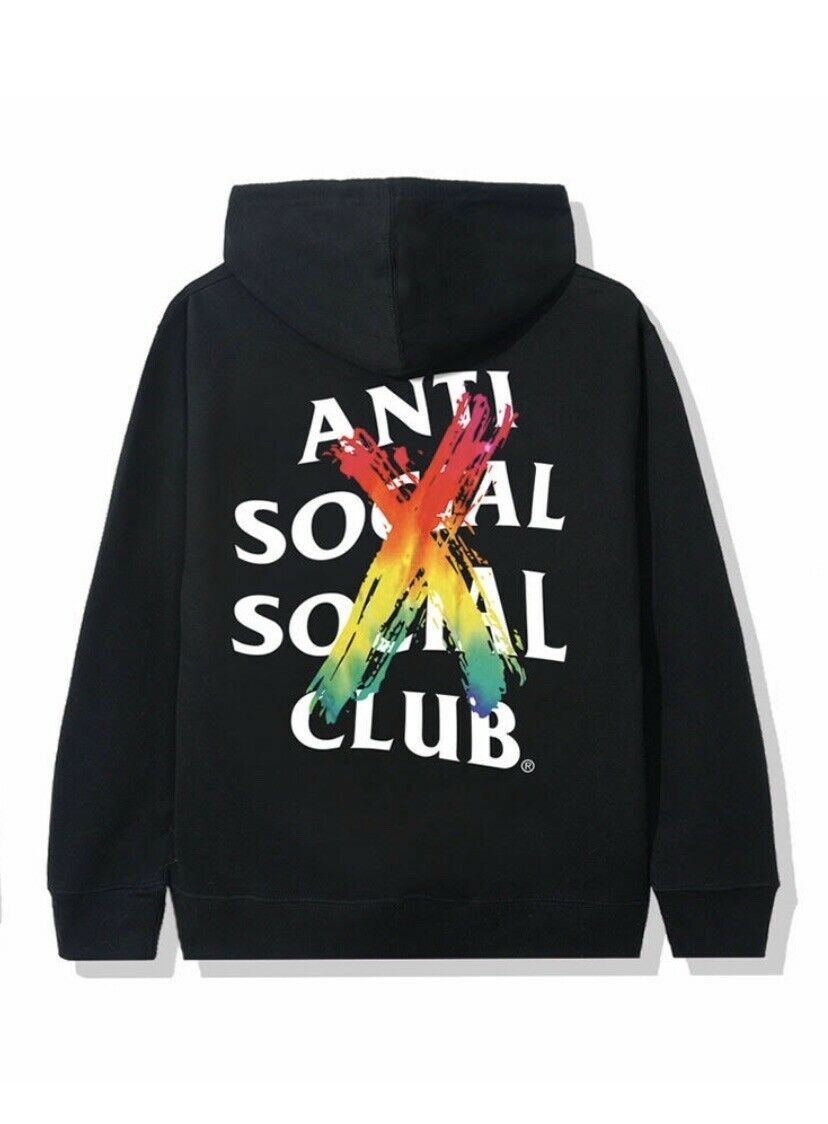 Anti Social Social Club Cancelled Rainbow Hoodie ASSC DS