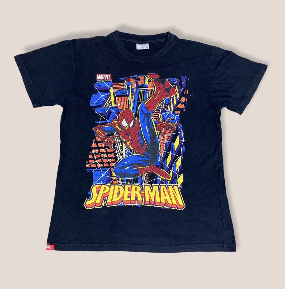 Cartoon Network × Vintage Rare!! Spiderman Animated Cartoon Movie Superhero T-shirt Size US L / EU 52-54 / 3 - 1 Thumbnail