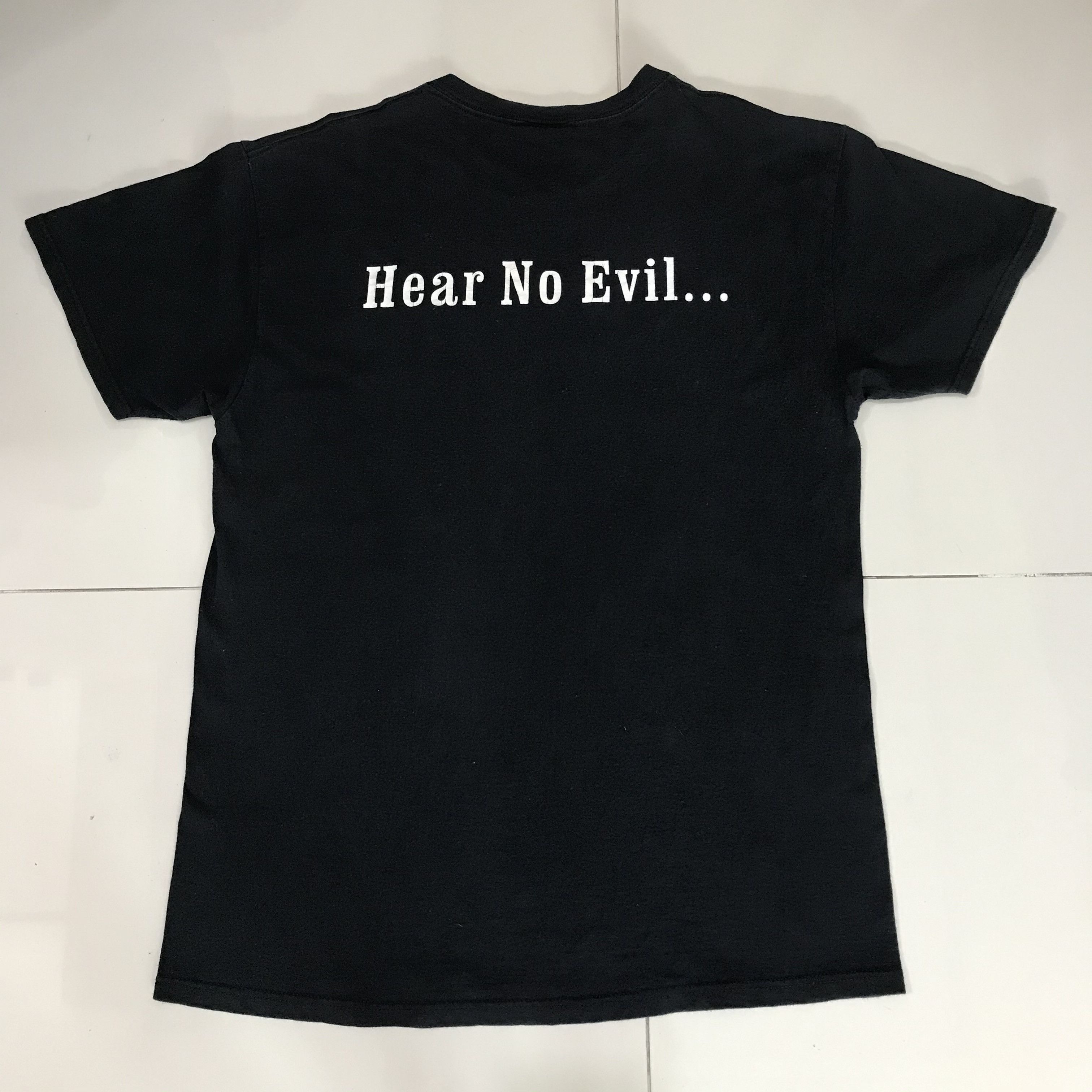 Band Tees Vintage 90s MP3.com Hear No Evil Song Tee graphic streetwear Size US L / EU 52-54 / 3 - 5 Thumbnail