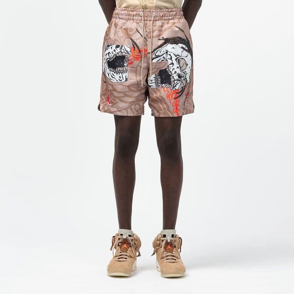 Jordan Brand Travis Scott Travis Scott Cactus Jack x Jordan Pool Short Khaki Grailed