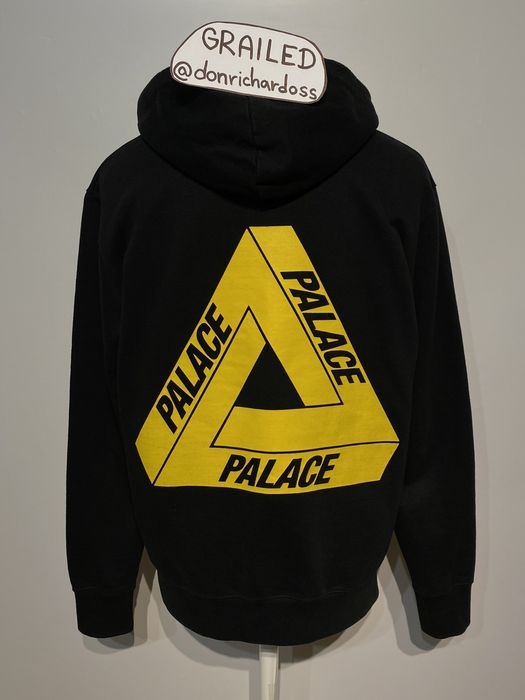 Palace yellow online hoodie