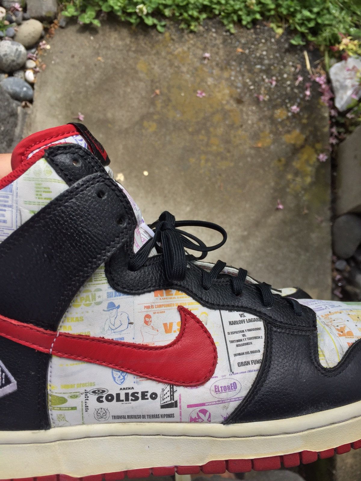 Nike Nike Dunk High Premium Lucha Libre 2006 Size US 9 / EU 42 - 13 Thumbnail