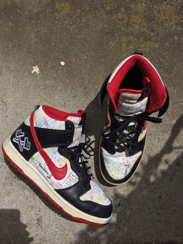 Nike Nike Dunk High Premium Lucha Libre 2006 Size US 9 / EU 42 - 2 Thumbnail