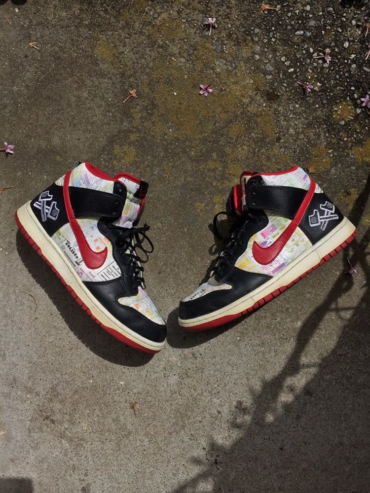 Nike dunk high lucha libre on sale