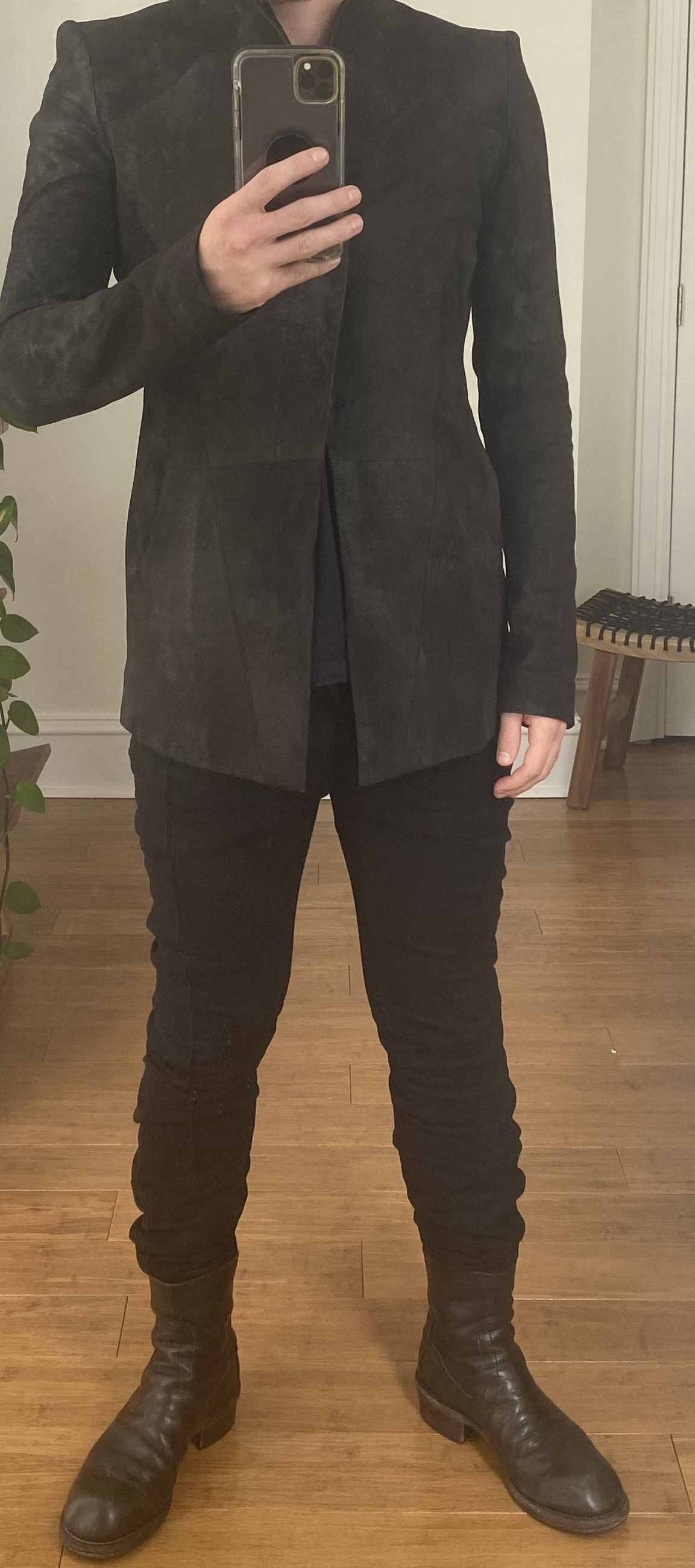 Julius SS14 'Ghost' Lamb Nubuck Futuristic Blazer Size US M / EU 48-50 / 2 - 13 Thumbnail
