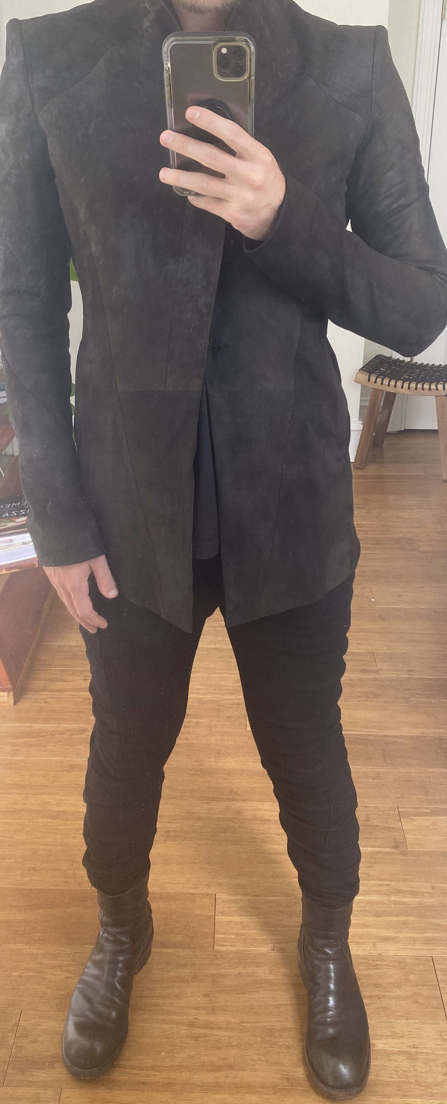 Julius SS14 'Ghost' Lamb Nubuck Futuristic Blazer Size US M / EU 48-50 / 2 - 15 Thumbnail