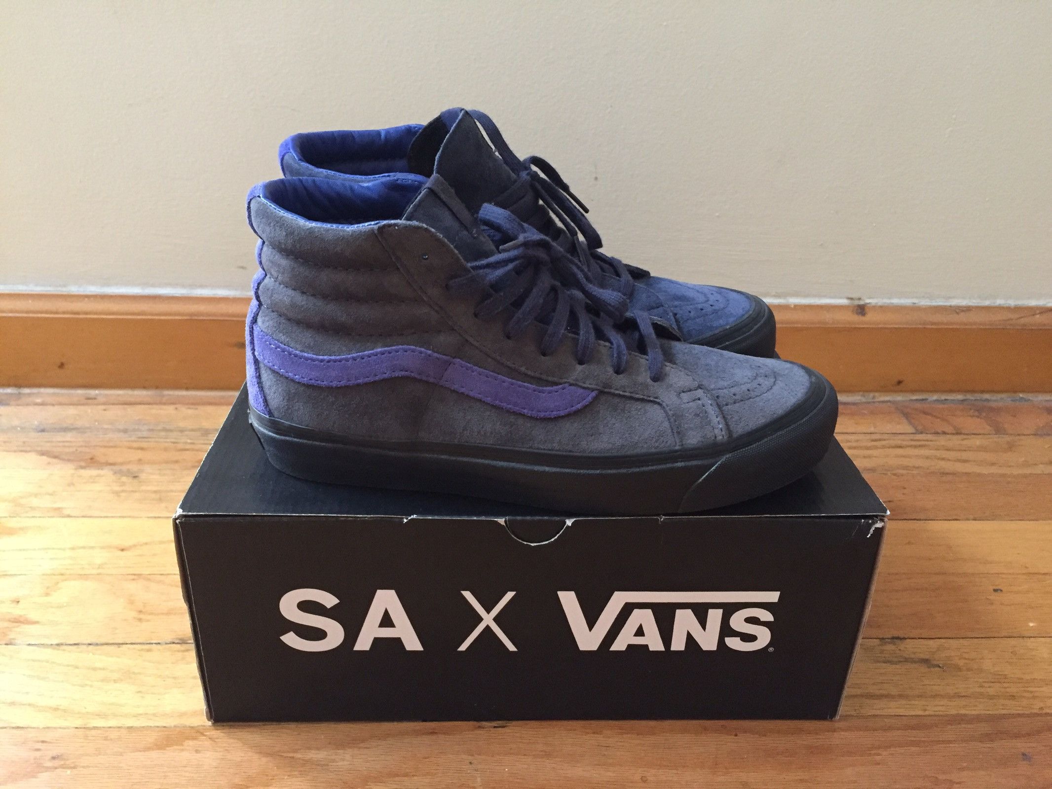 OG SK8-Hi Parisian Blue Suede High Tops
