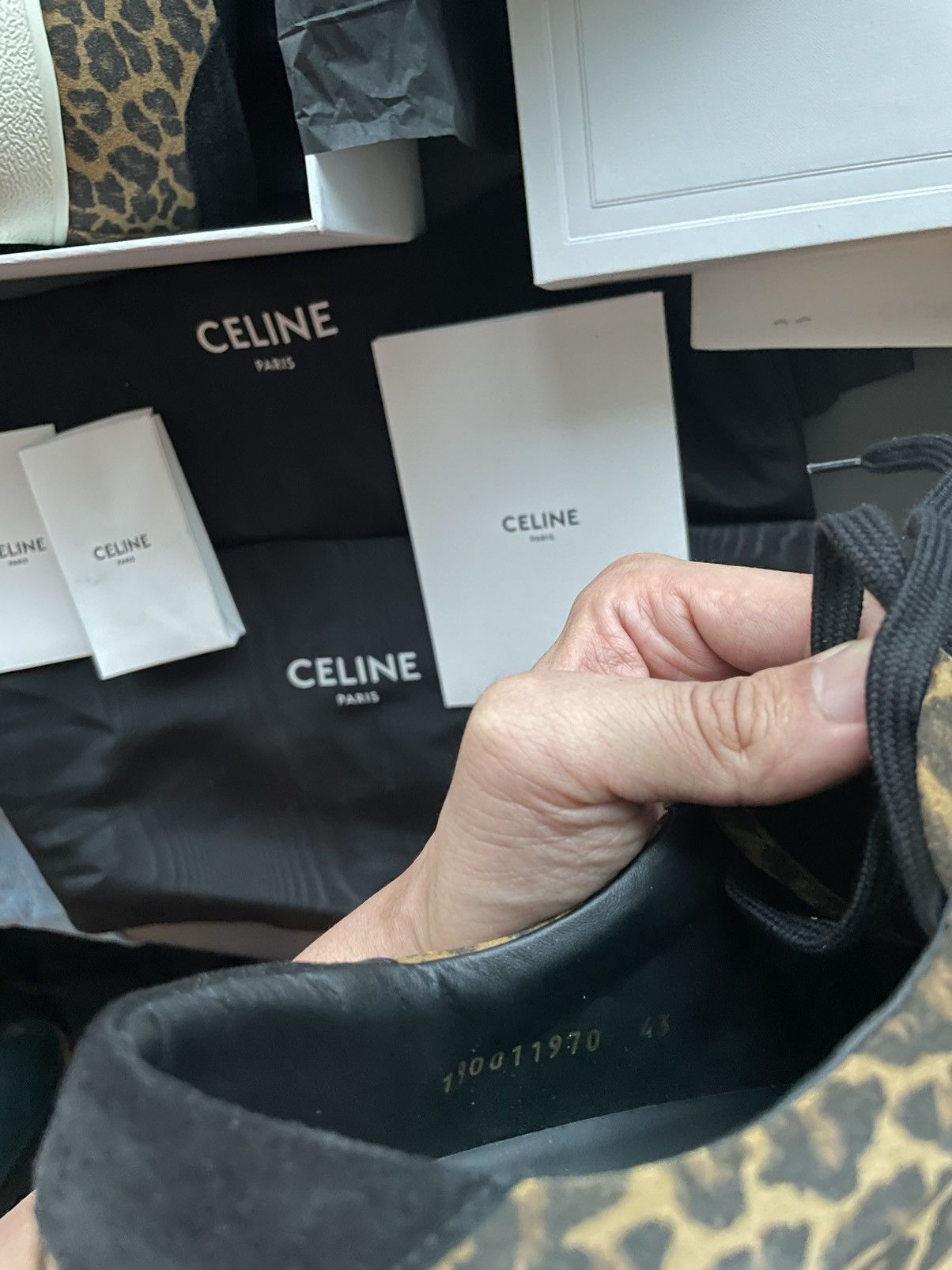 Celine × Hedi Slimane Rare Celine Super Runway Limited Triomphe Sneaker Brand New Size US 10 / EU 43 - 16 Thumbnail