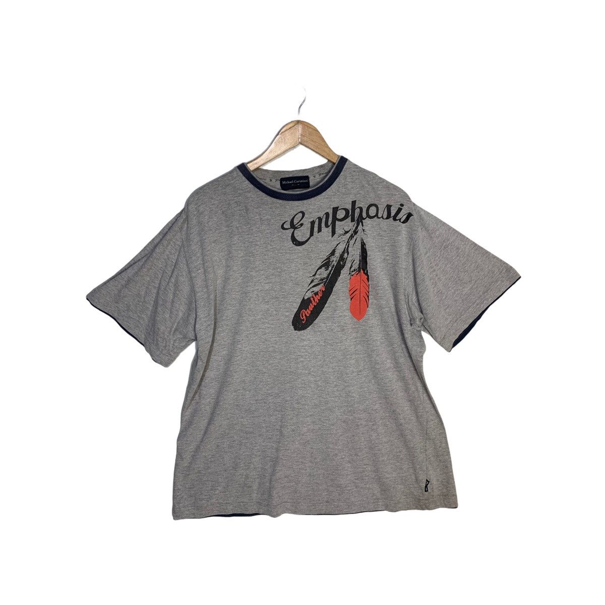 Designer Michael caruviani short sleeve tshirt big logo Size US XL / EU 56 / 4 - 1 Thumbnail