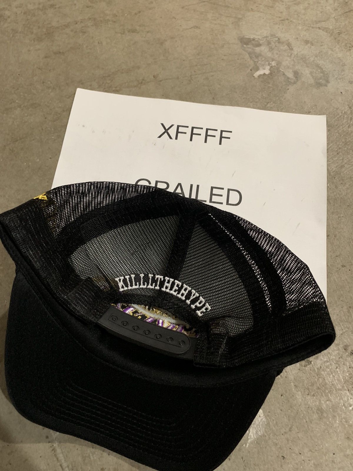 Other *NEW* KTH LAKERS TRUCKER CAP BLACK Size ONE SIZE - 2 Thumbnail