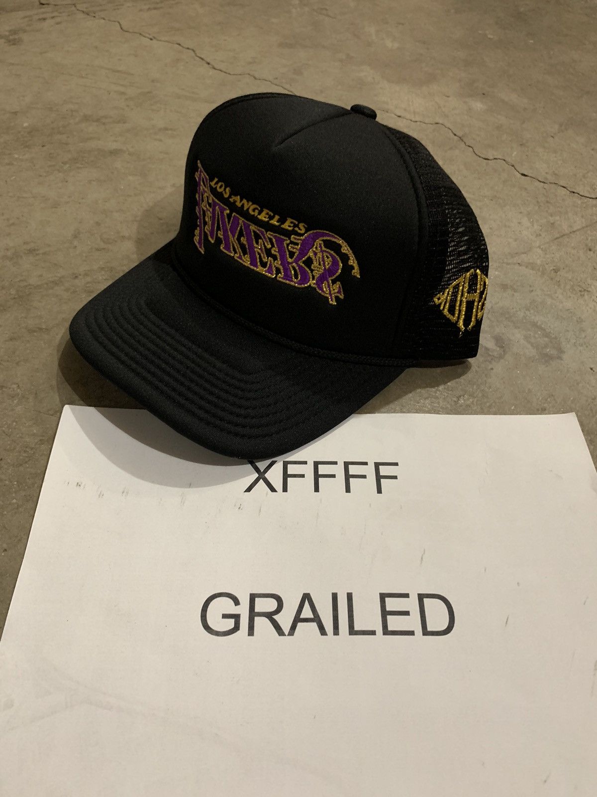 Other *NEW* KTH LAKERS TRUCKER CAP BLACK Size ONE SIZE - 1 Thumbnail
