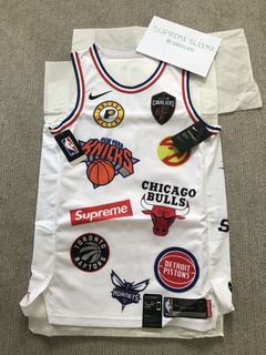 Supreme Nike/nba Teams Basketball Jersey Tank In Black