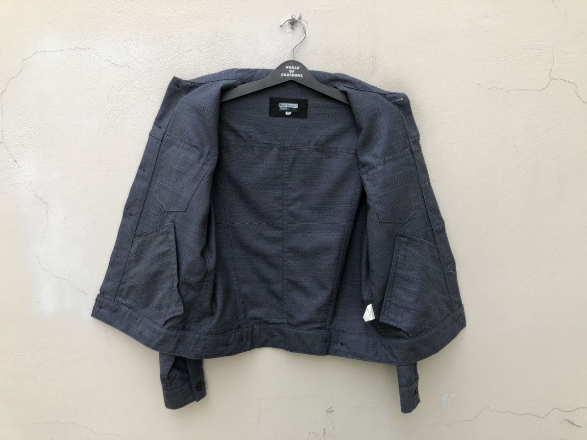 Paul Smith × Vintage Vintage Paul Smith Jeans Narrow Striped Wool Trucker Jacket Size US M / EU 48-50 / 2 - 13 Thumbnail