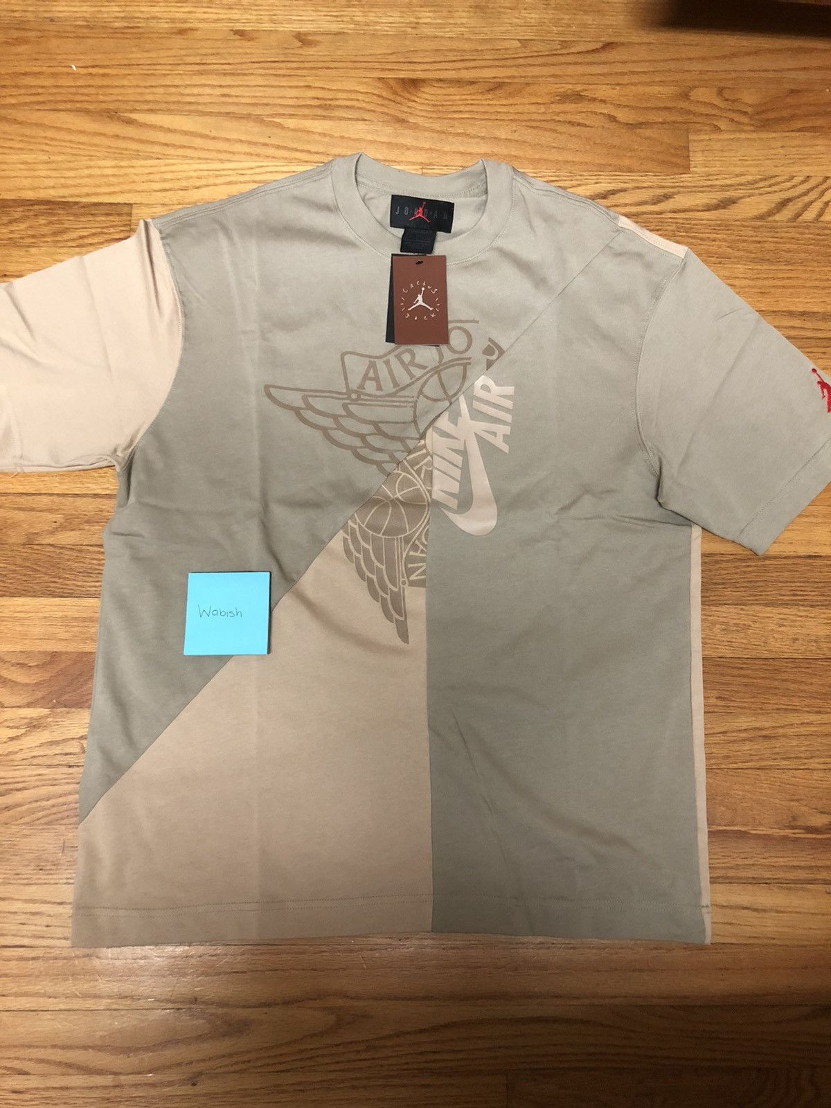 Jordan Brand  Travis Scott Travis Scott Cactus Jack x Jordan T-shirt |  Grailed