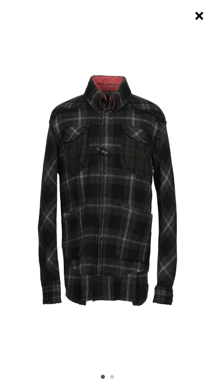 Le Grande Bleu (L.G.B.) L.G.B. US M/L Convertible Cut Sew Thick Wool Shirt/Jacket Size US L / EU 52-54 / 3 - 1 Thumbnail