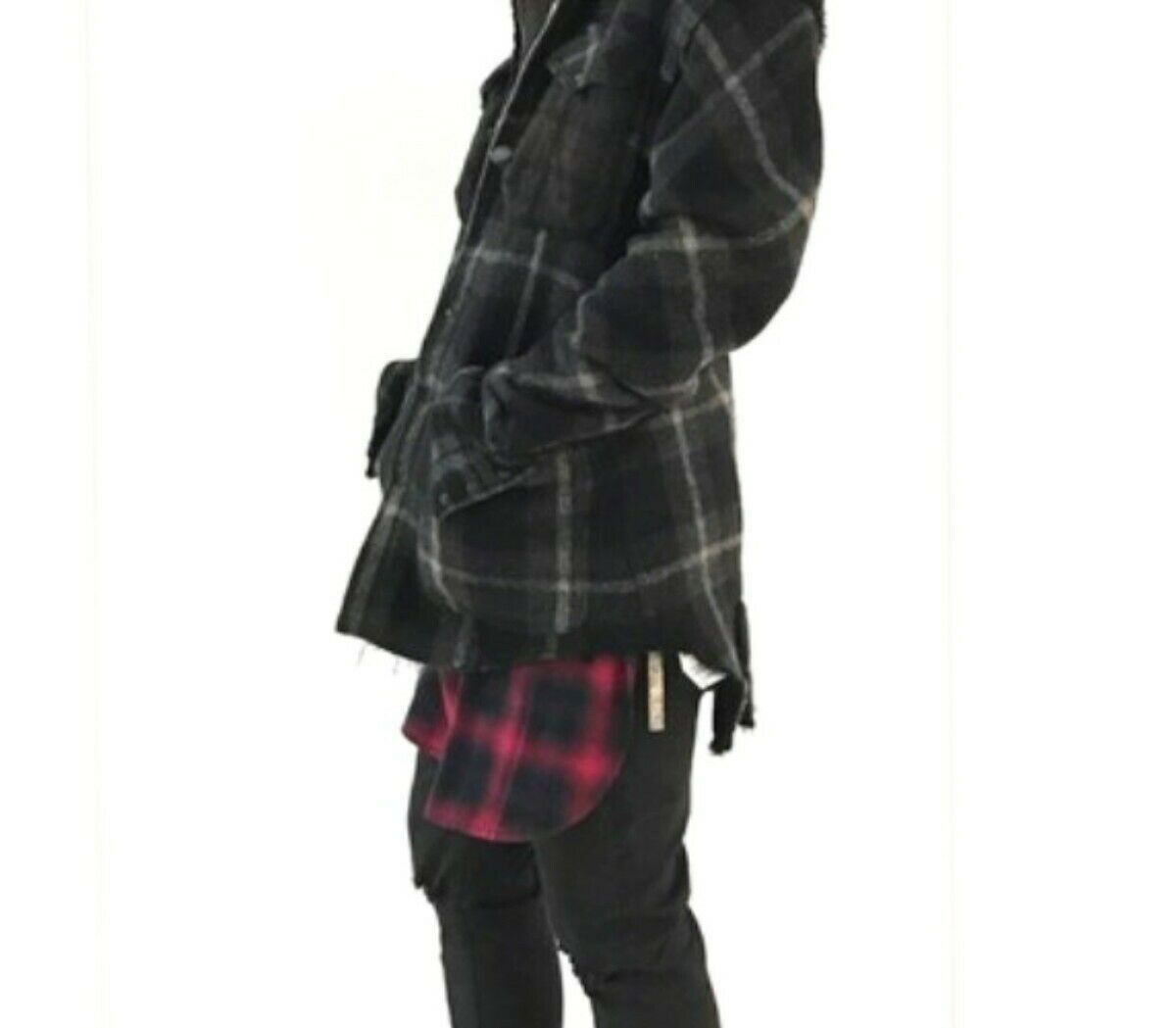 Le Grande Bleu (L.G.B.) L.G.B. US M/L Convertible Cut Sew Thick Wool Shirt/Jacket Size US L / EU 52-54 / 3 - 6 Thumbnail