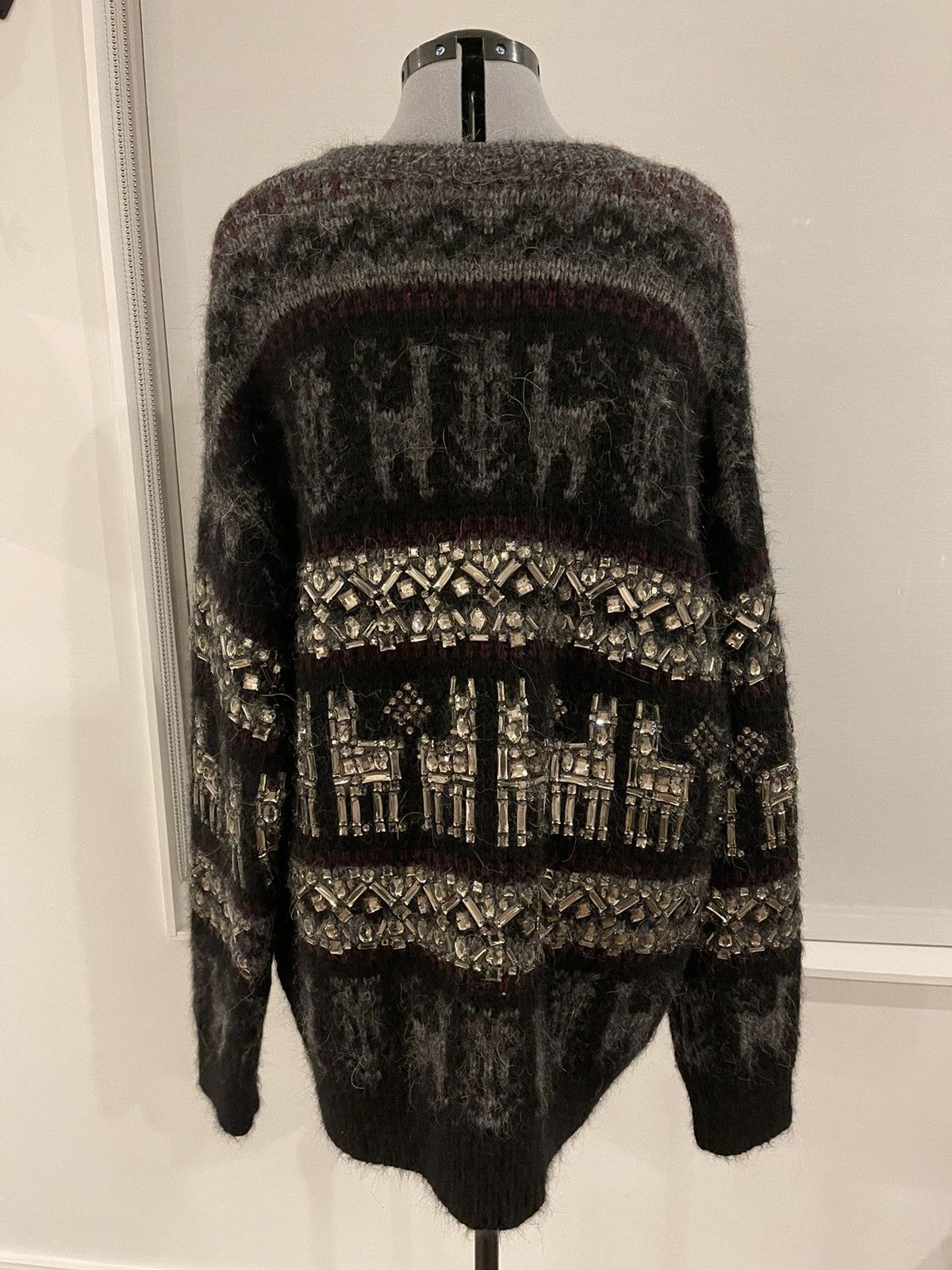 Dries Van Noten Runway crystal fair isle sweater Size US M / EU 48-50 / 2 - 4 Thumbnail