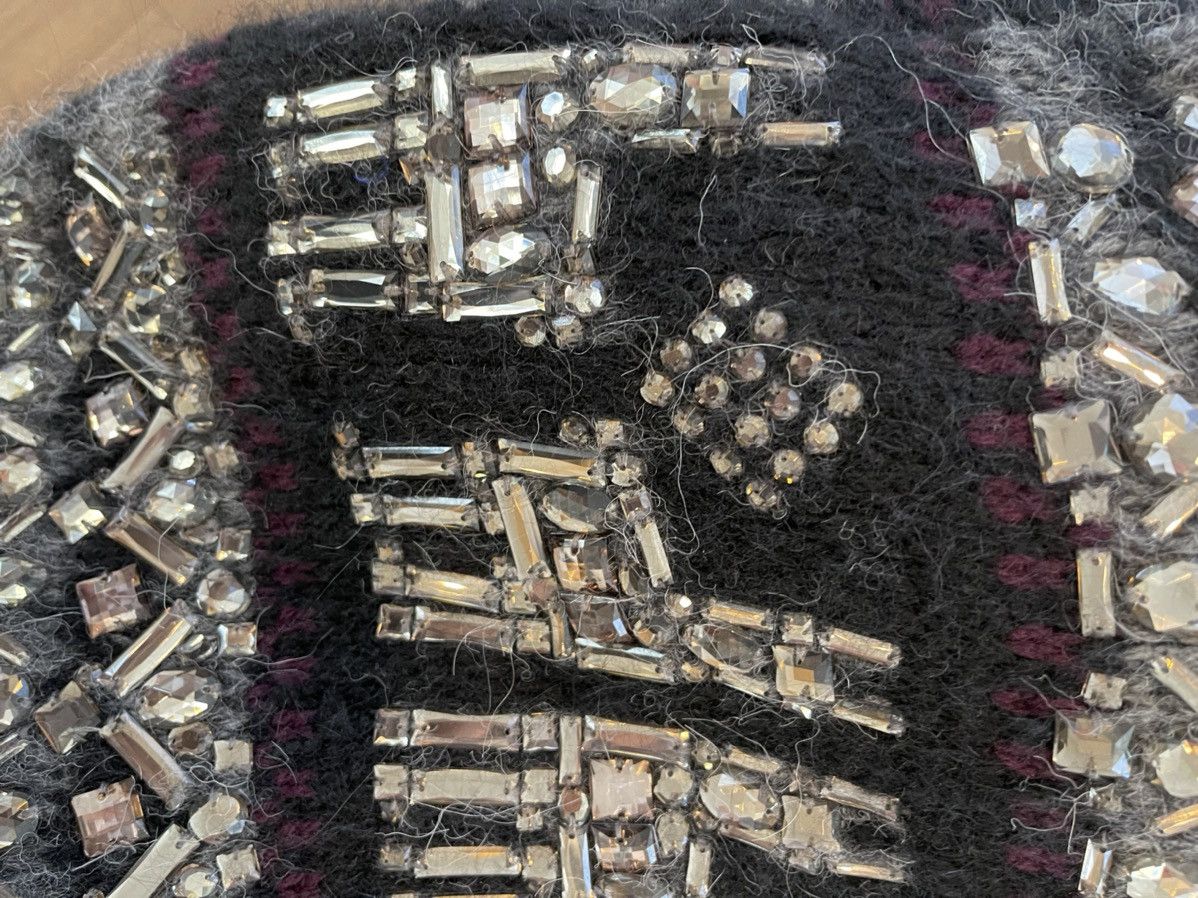 Dries Van Noten Runway crystal fair isle sweater Size US M / EU 48-50 / 2 - 9 Thumbnail