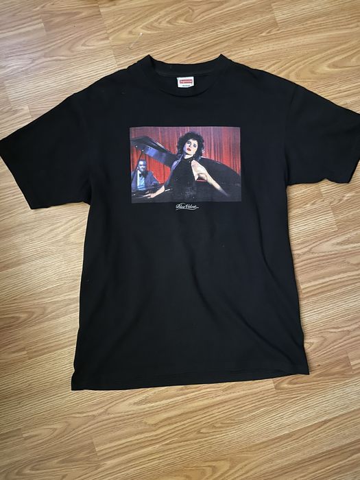 Supreme blue sale velvet tee