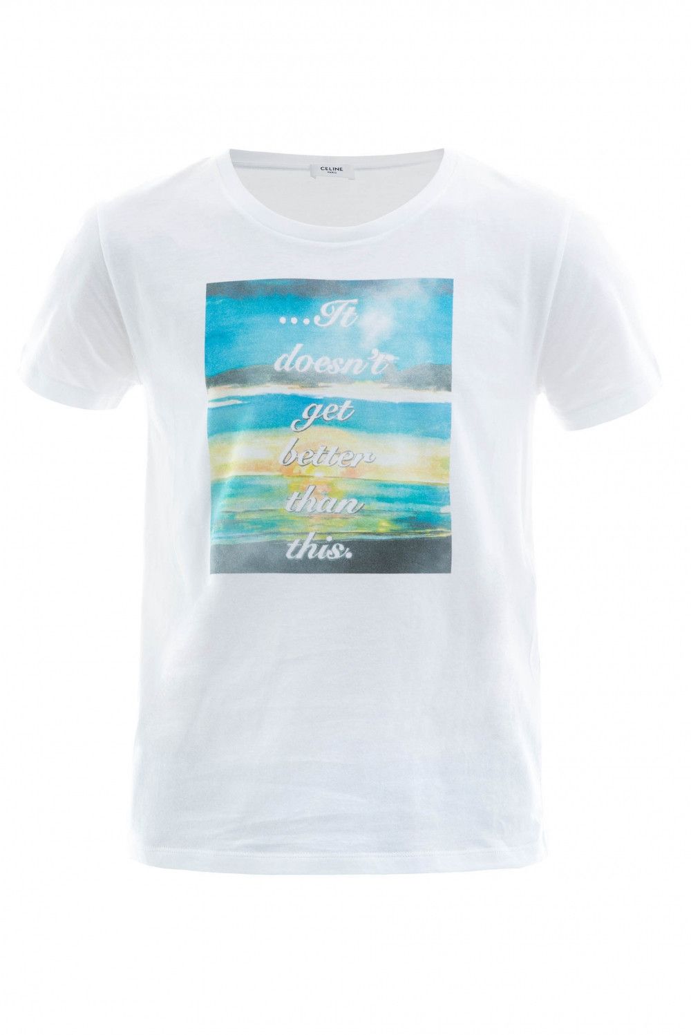 Celine It Doesn’t Get Better Than This Tee Size US L / EU 52-54 / 3 - 1 Thumbnail