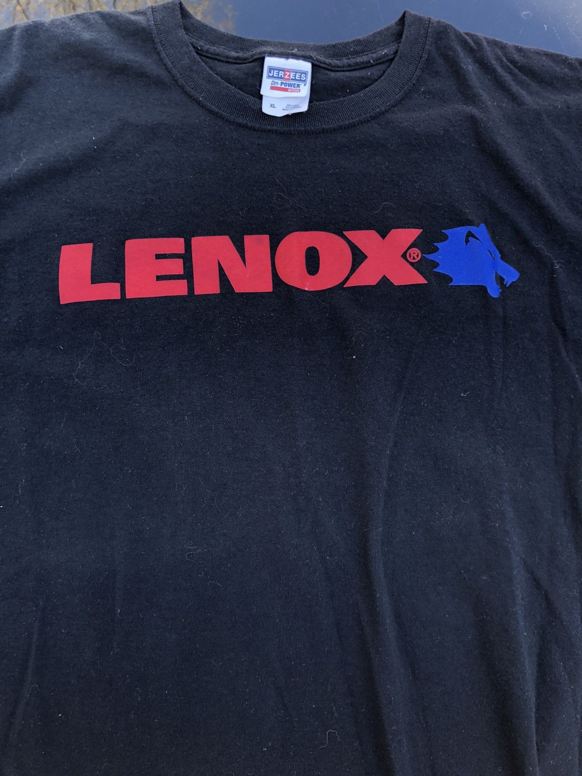 Vintage vintage lenox technology spell out black and red shirt Size US XL / EU 56 / 4 - 2 Thumbnail