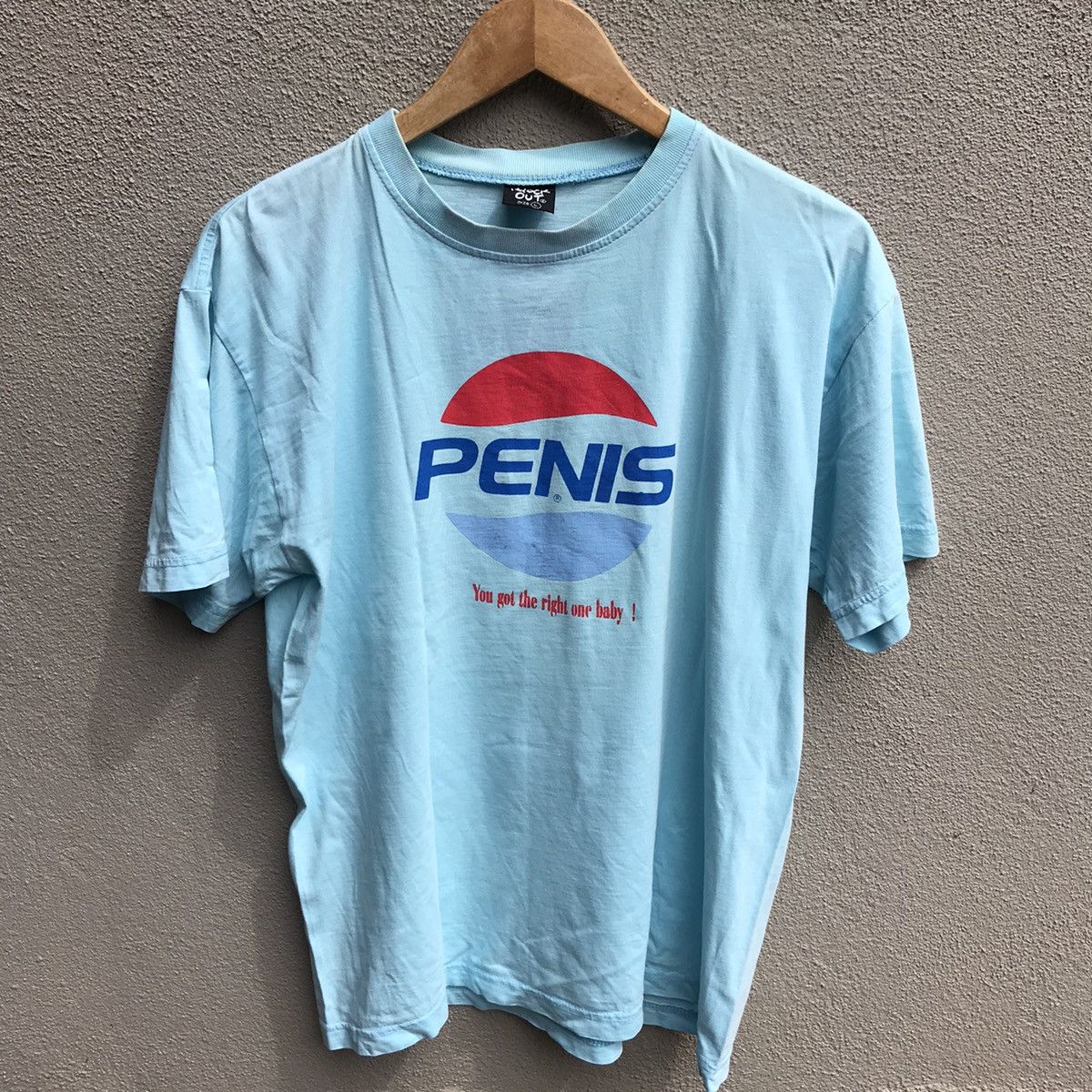 Vintage Vintage PENIS parody wording tee pepsi Size US M / EU 48-50 / 2 - 2 Thumbnail