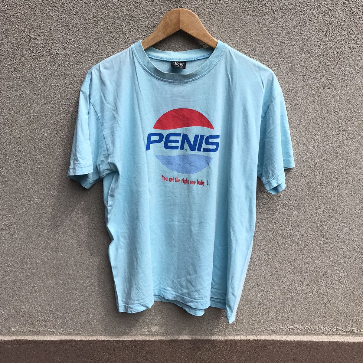 Vintage Vintage PENIS parody wording tee pepsi Size US M / EU 48-50 / 2 - 1 Thumbnail