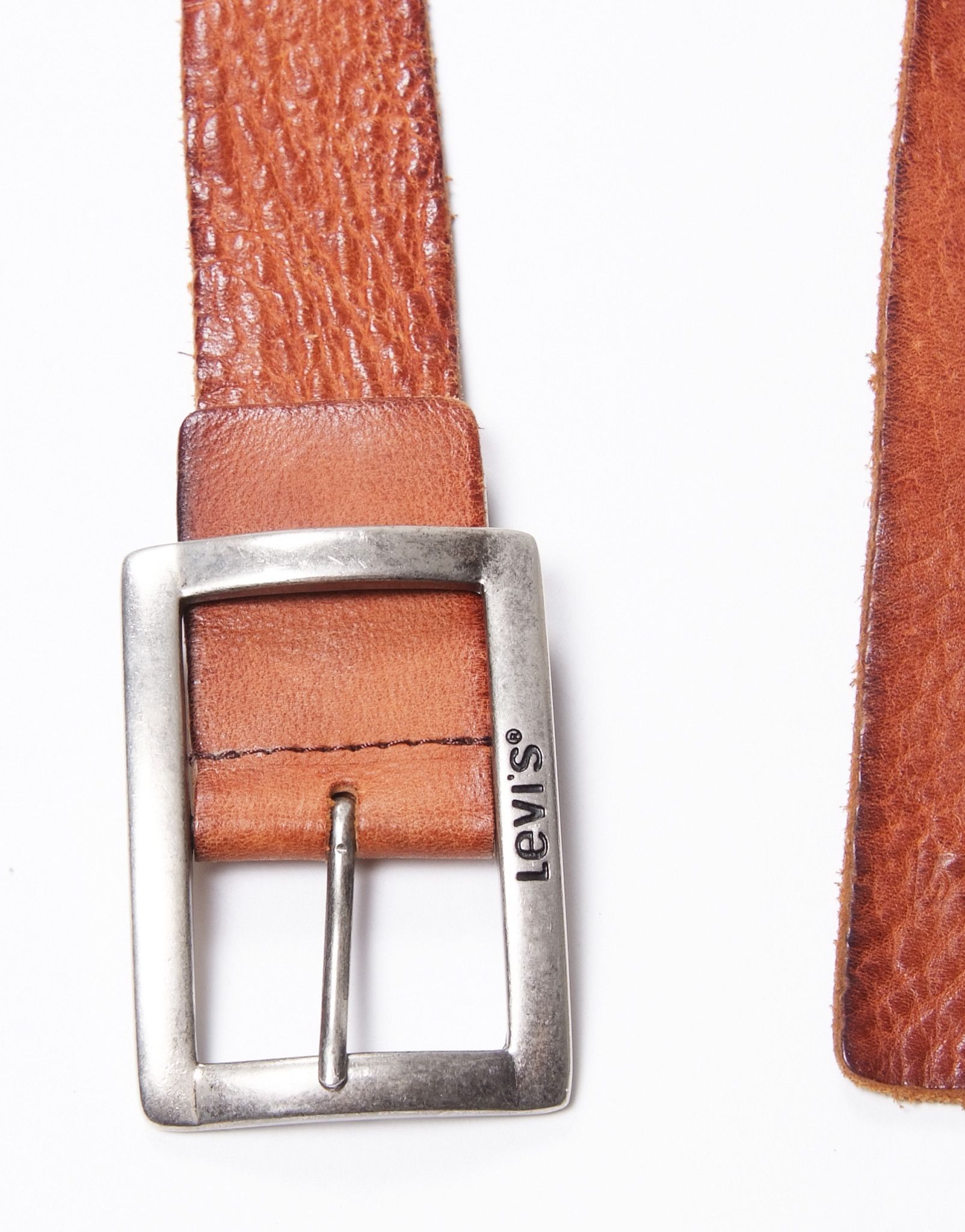 Levi's × Levi's Vintage Clothing Vintage Levi's Brown Leather Belt Size 30 - 3 Thumbnail