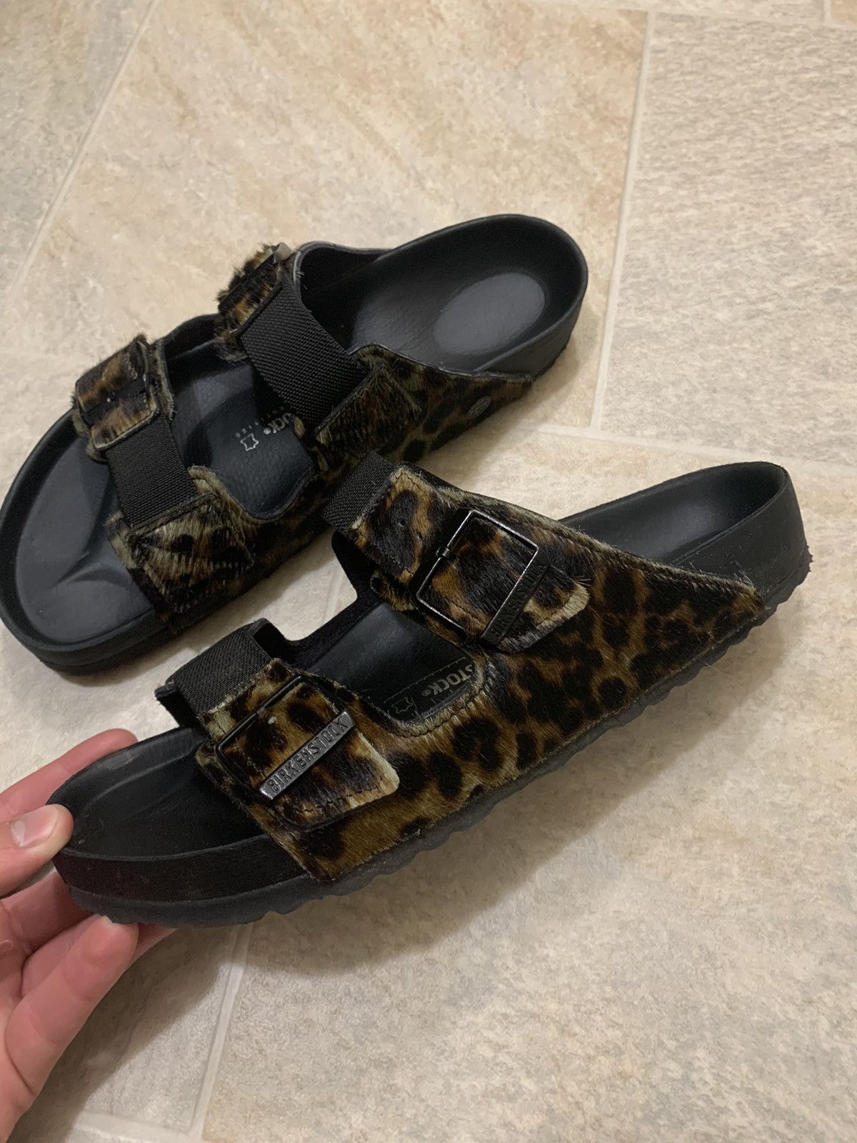 Birkenstock Arizona fur Leo Size US 10 / EU 43 - 6 Thumbnail