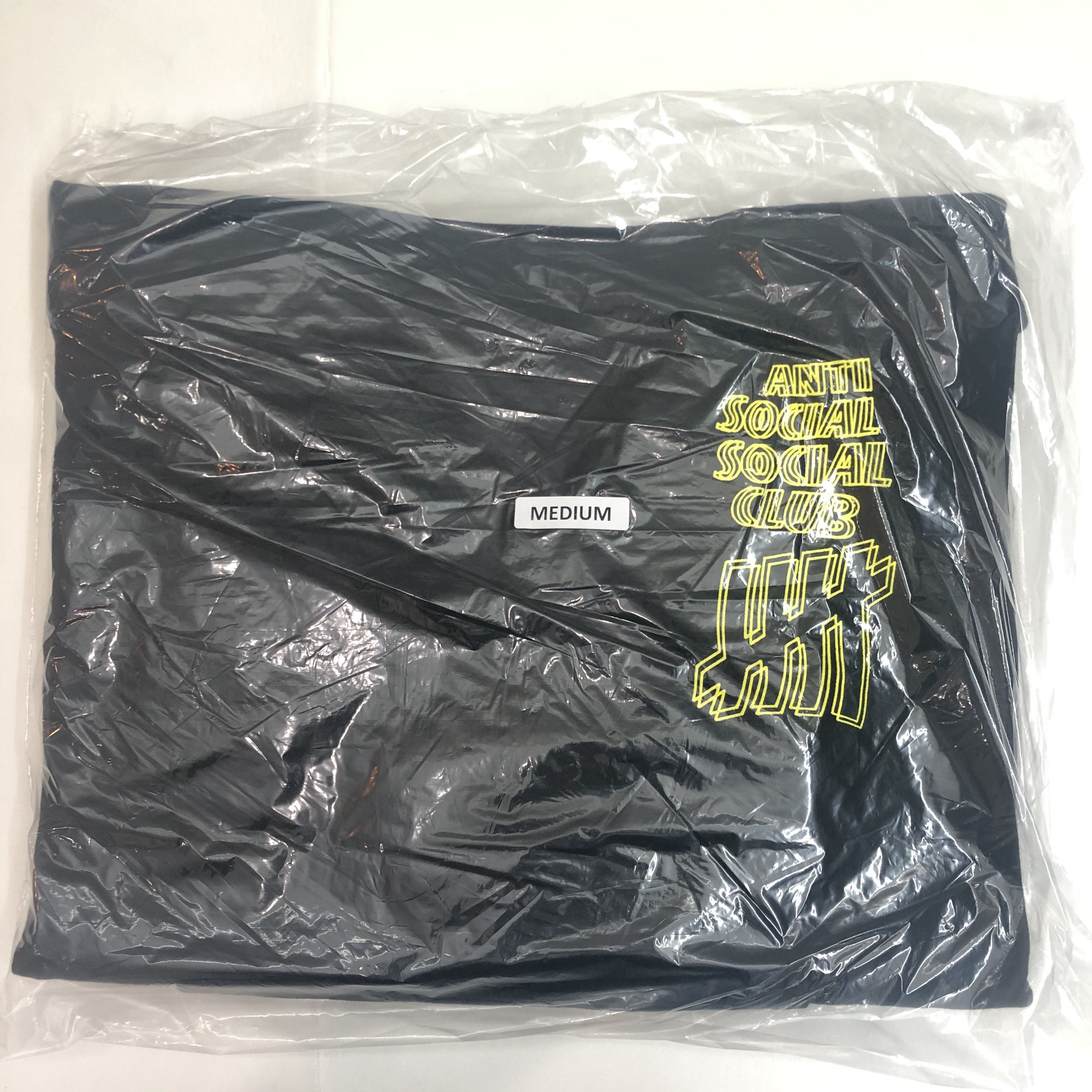 Anti Social Social Club × Undefeated DS ASSC X UNDFTD Yellow Outlined Logo Black Hoodie in hand Size US M / EU 48-50 / 2 - 2 Thumbnail