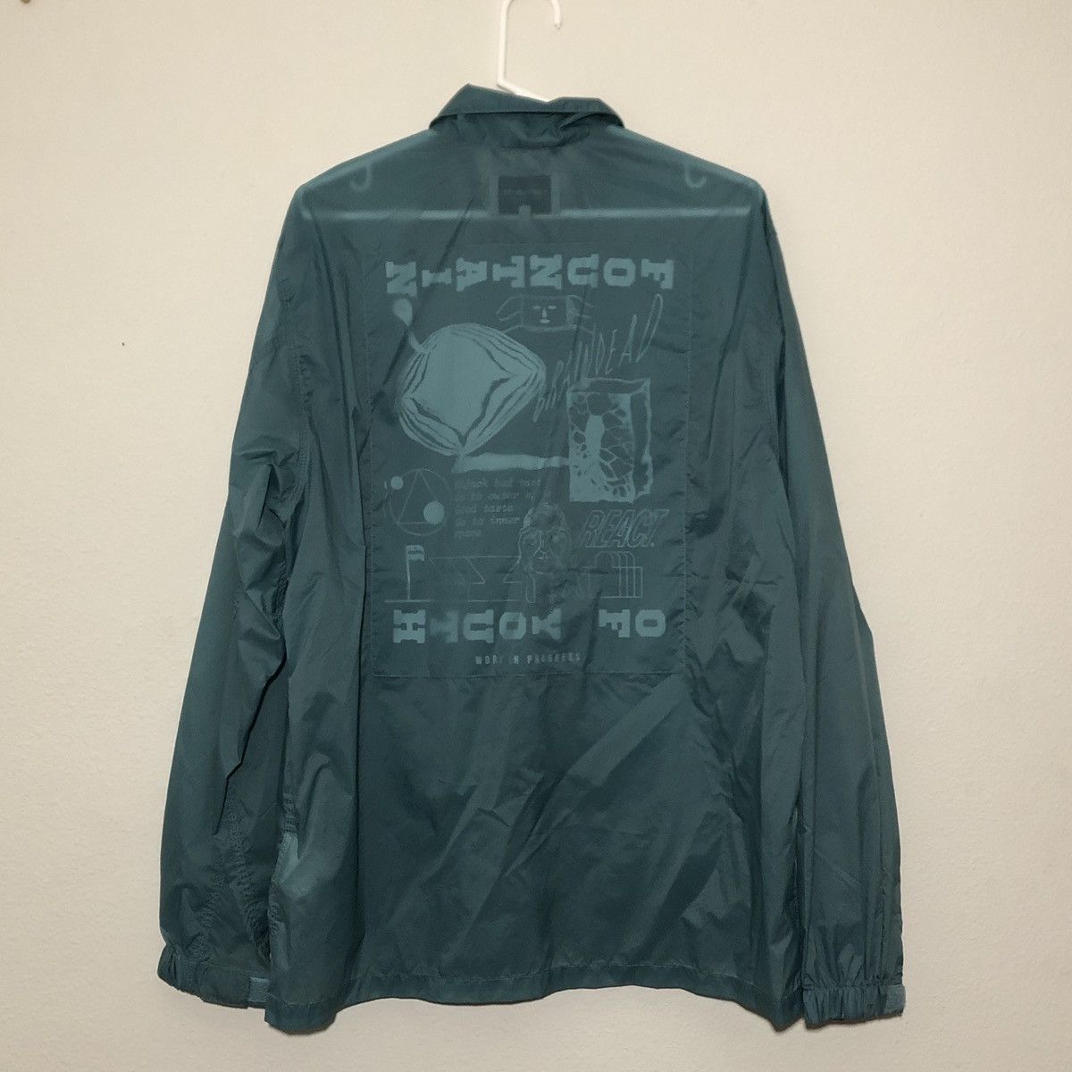 image of Brain Dead x Carhartt Wip Braindead Chore Coat in Blue, Men's (Size Large)