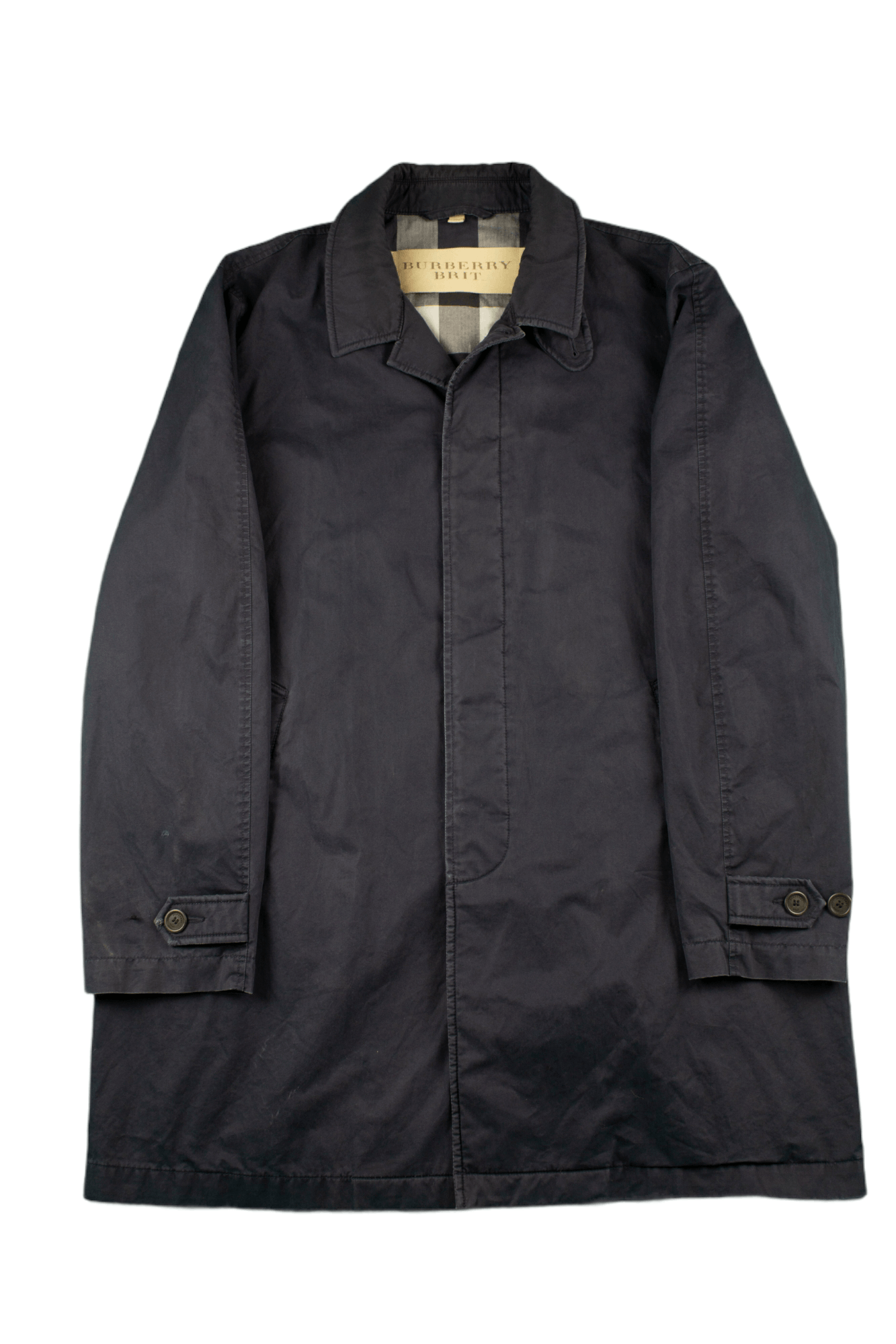 Burberry Burberry brit Navy coat Size US XXL / EU 58 / 5 - 2 Thumbnail