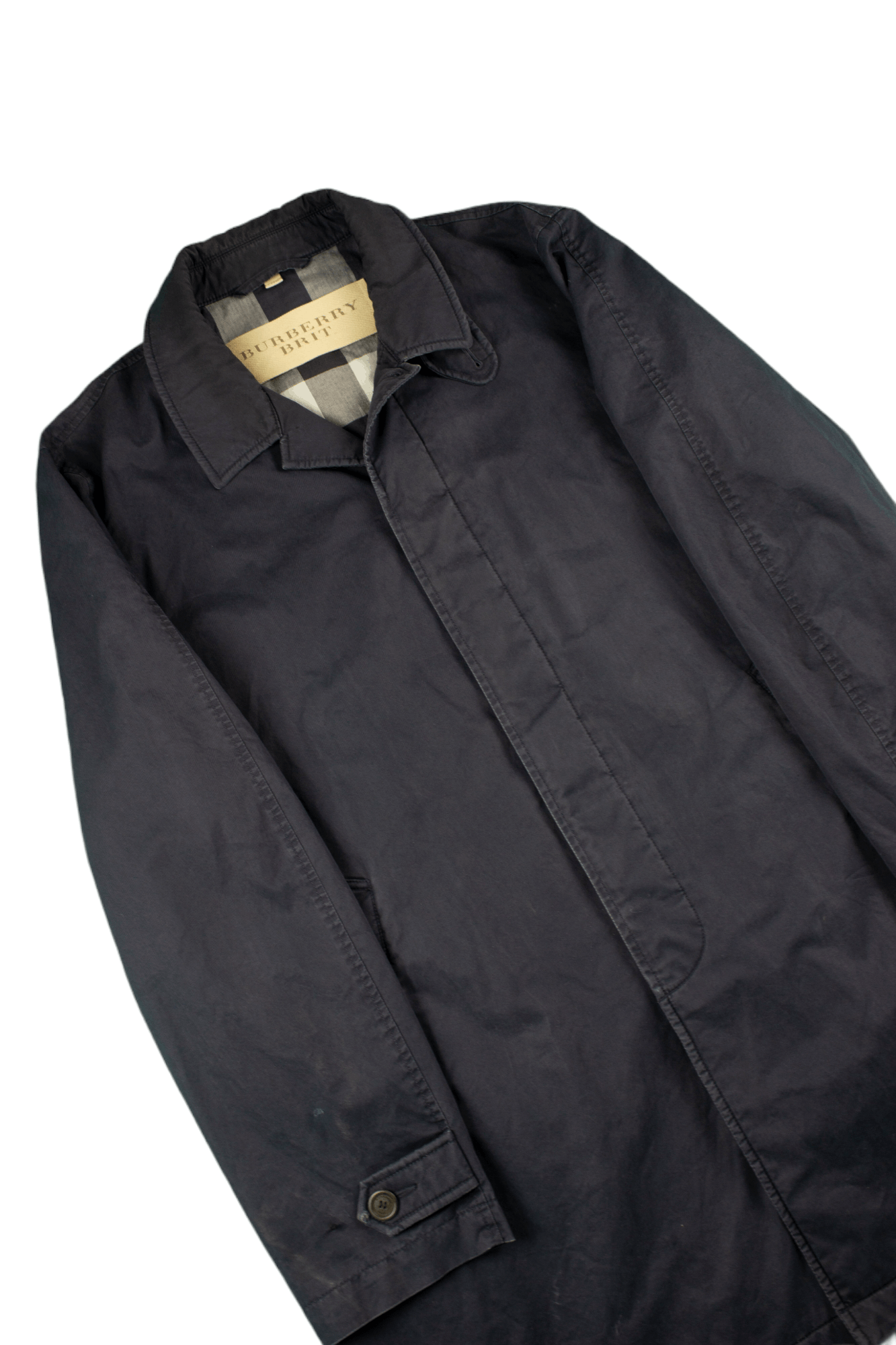 Burberry Burberry brit Navy coat Size US XXL / EU 58 / 5 - 1 Thumbnail