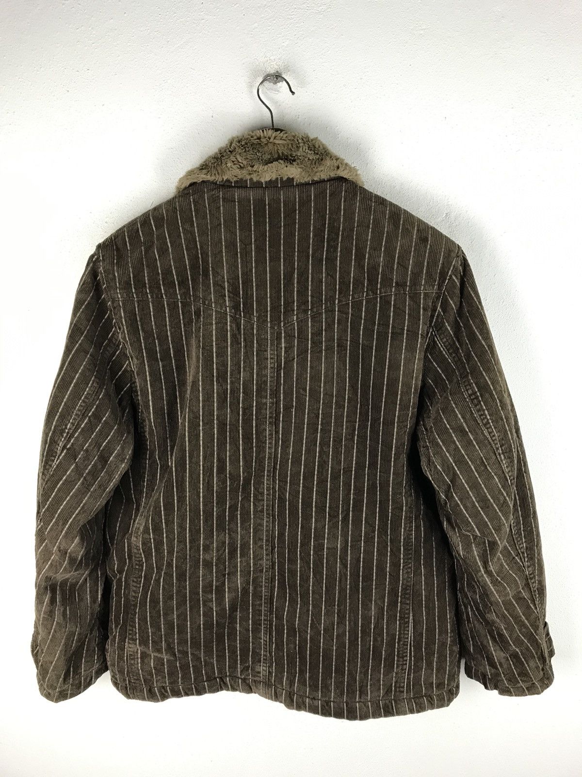 Other Vintage Carter’s Brown Pinstripe Corduroy Sherpa Workwear Size US M / EU 48-50 / 2 - 8 Thumbnail