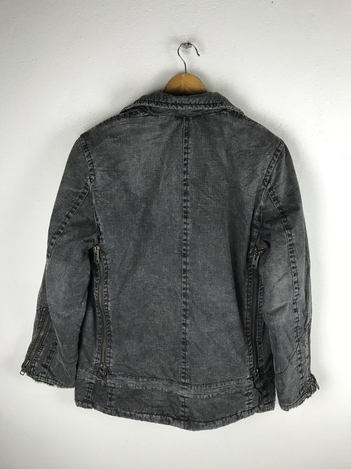 Johnbull Vintage Johnbull Shearling-Lined Biker Jacket Distressed Size US M / EU 48-50 / 2 - 6 Thumbnail