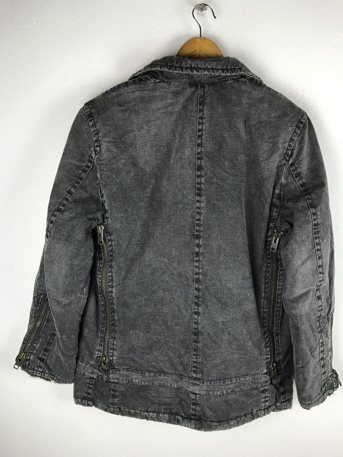 Johnbull Vintage Johnbull Shearling-Lined Biker Jacket Distressed Size US M / EU 48-50 / 2 - 8 Thumbnail