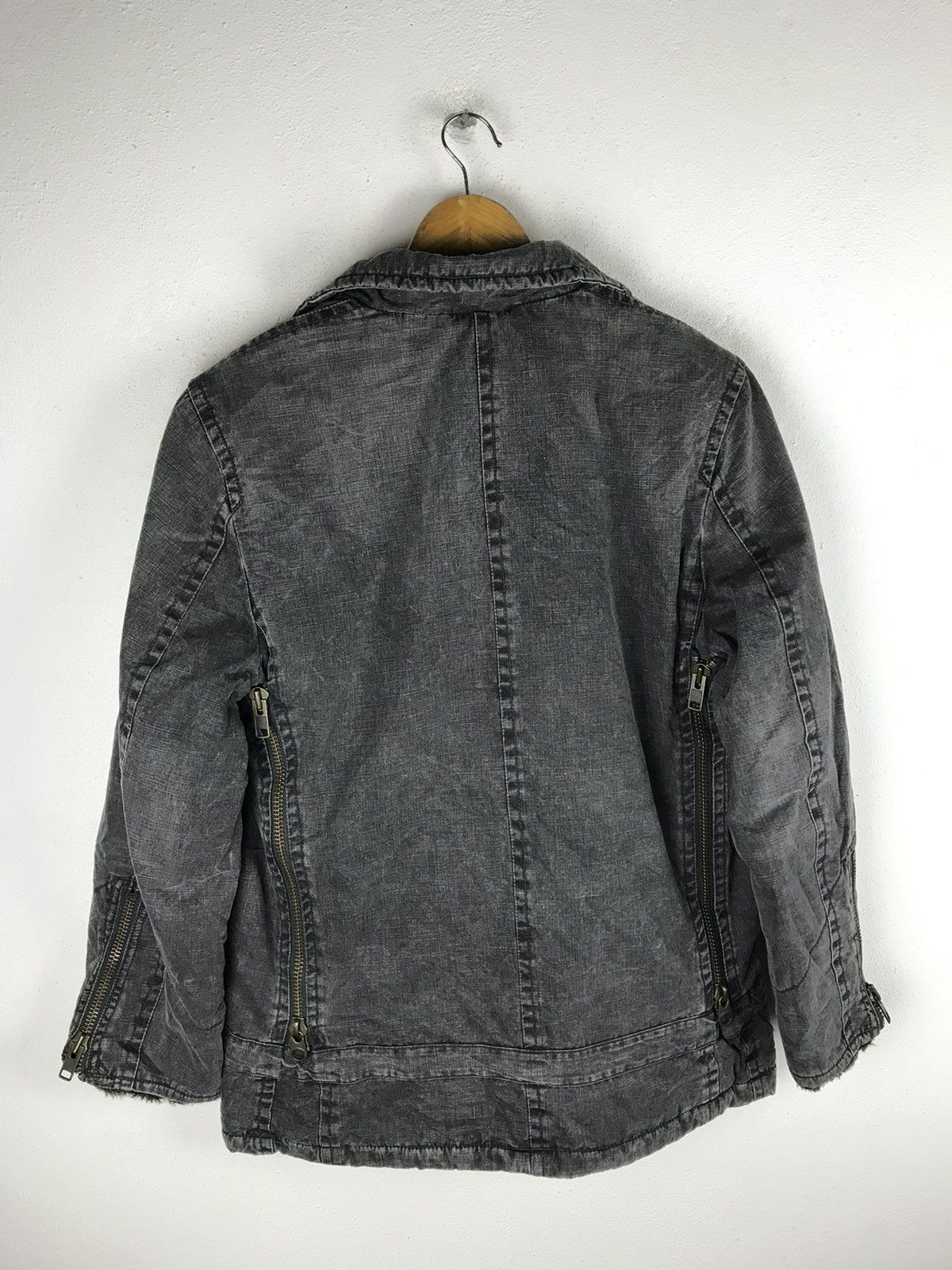 Johnbull Vintage Johnbull Shearling-Lined Biker Jacket Distressed Size US M / EU 48-50 / 2 - 7 Thumbnail