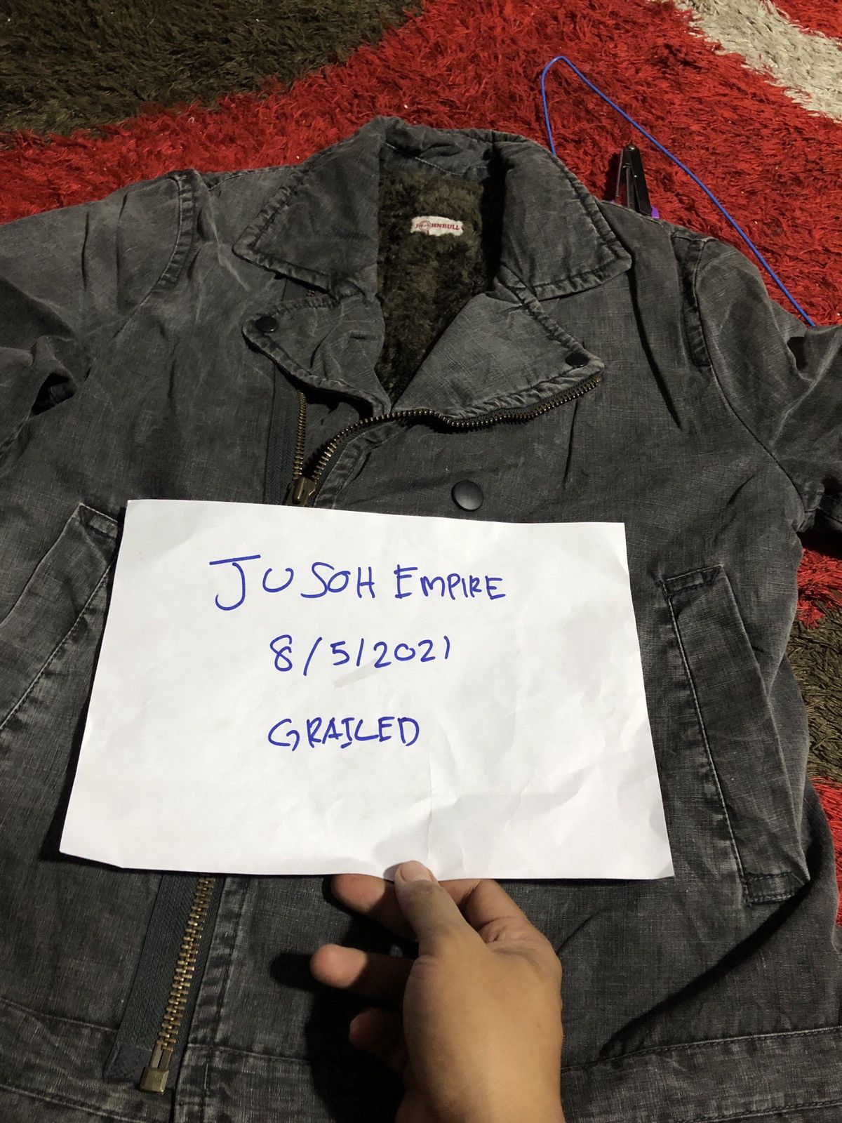 Johnbull Vintage Johnbull Shearling-Lined Biker Jacket Distressed Size US M / EU 48-50 / 2 - 10 Thumbnail