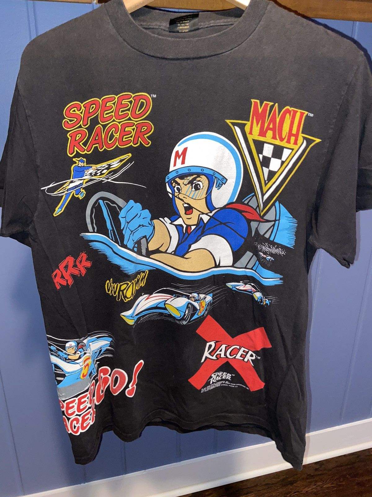 2024 Vintage Speed Racer All Over Print Tshirt Changes Tag Medium 1992